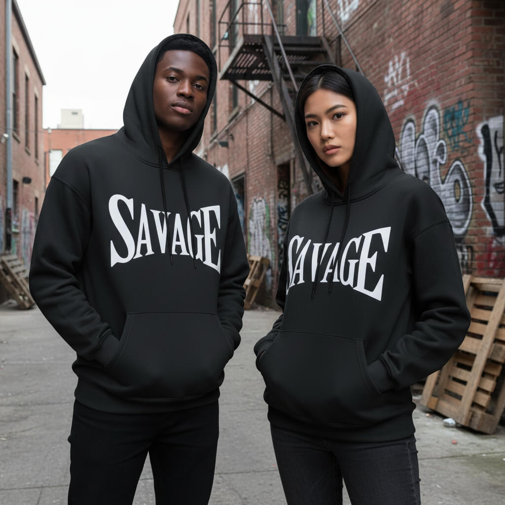 Premium Hoodie Savage KrzR DruckZone