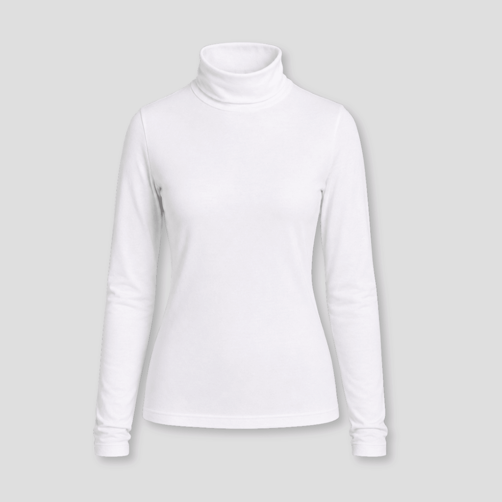 Damen Rollkragenshirt langarm eng anliegend KrzR-DruckZone e.U.