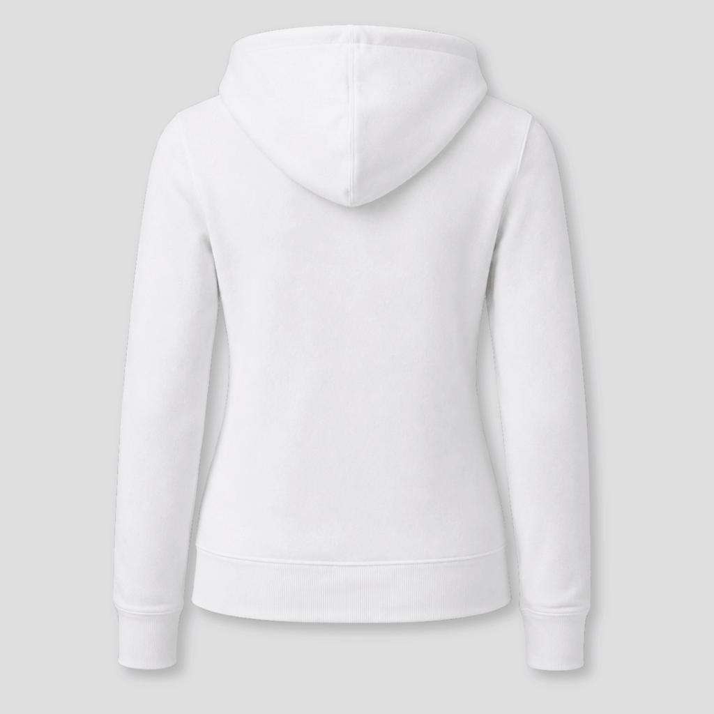 Damen Kapuzen-Sweatjacke mit Reißverschluss KrzR DruckZone