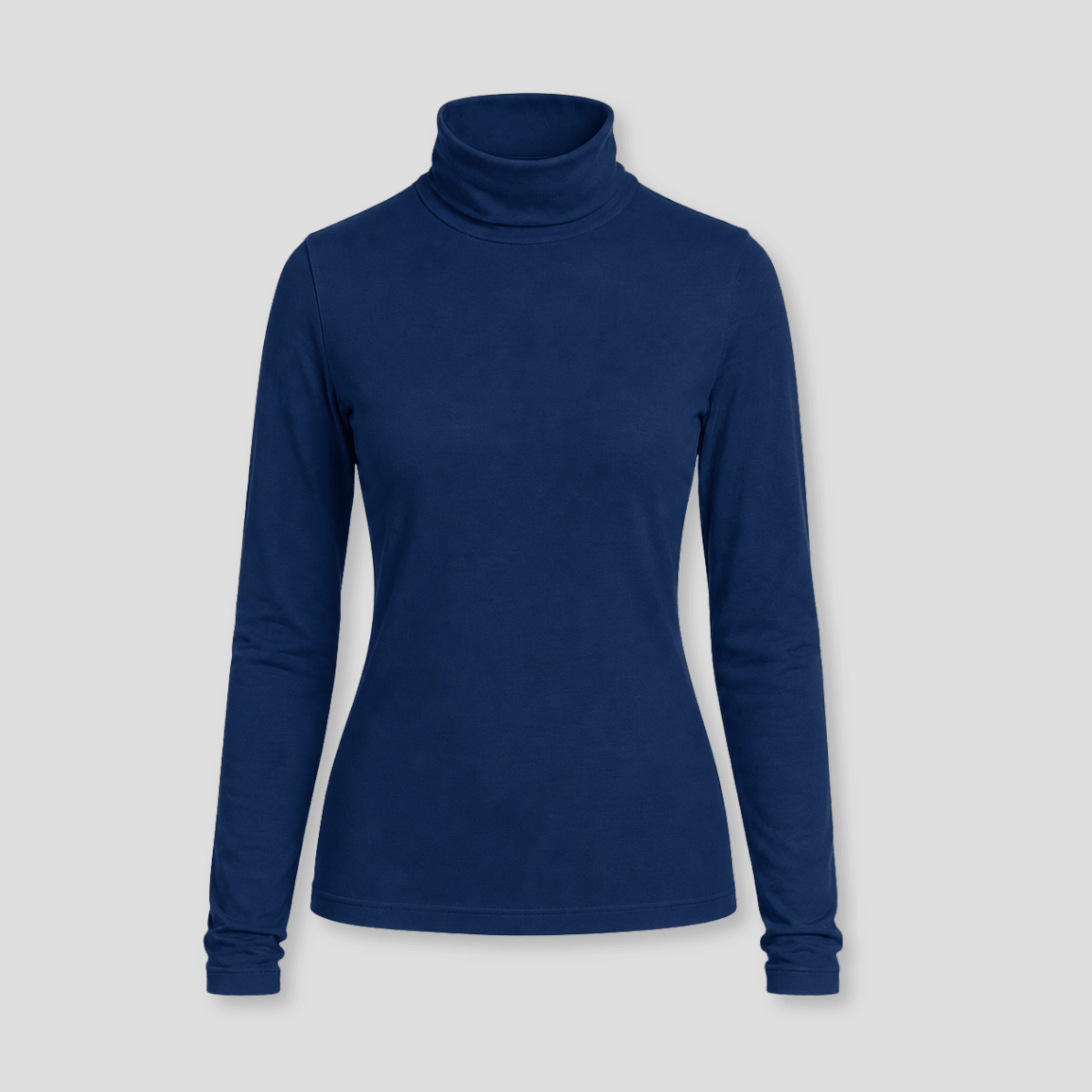 Damen Rollkragenshirt langarm eng anliegend KrzR-DruckZone e.U.