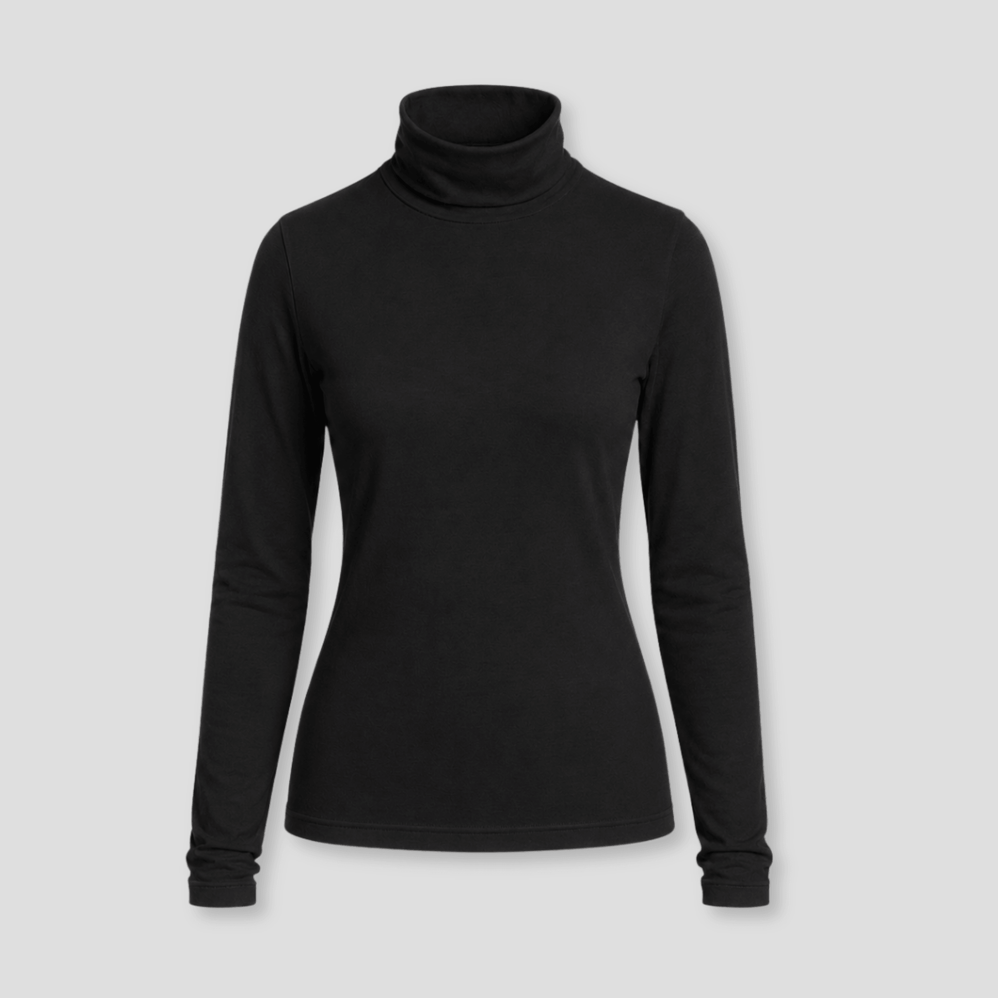 Damen Rollkragenshirt langarm eng anliegend KrzR-DruckZone e.U.