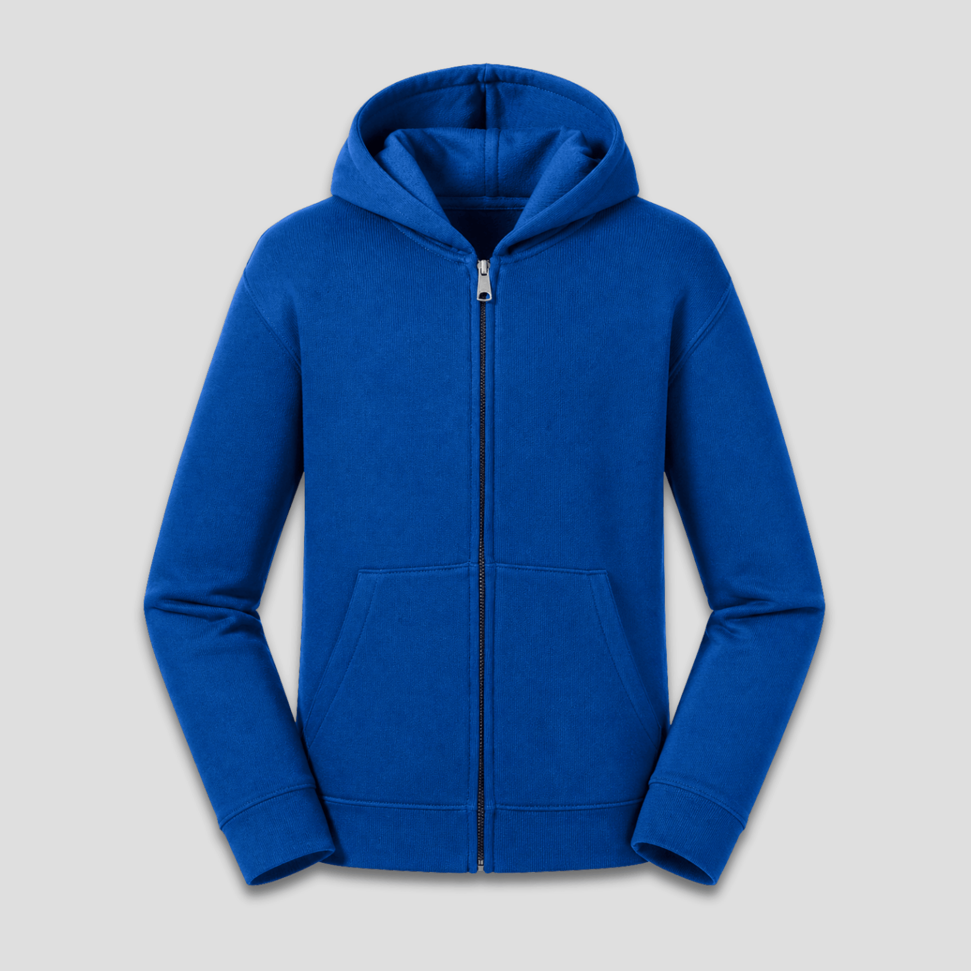 Kinder Zip Hoodie Jungs | Innen angeraut, ohne Zugband KrzR DruckZone