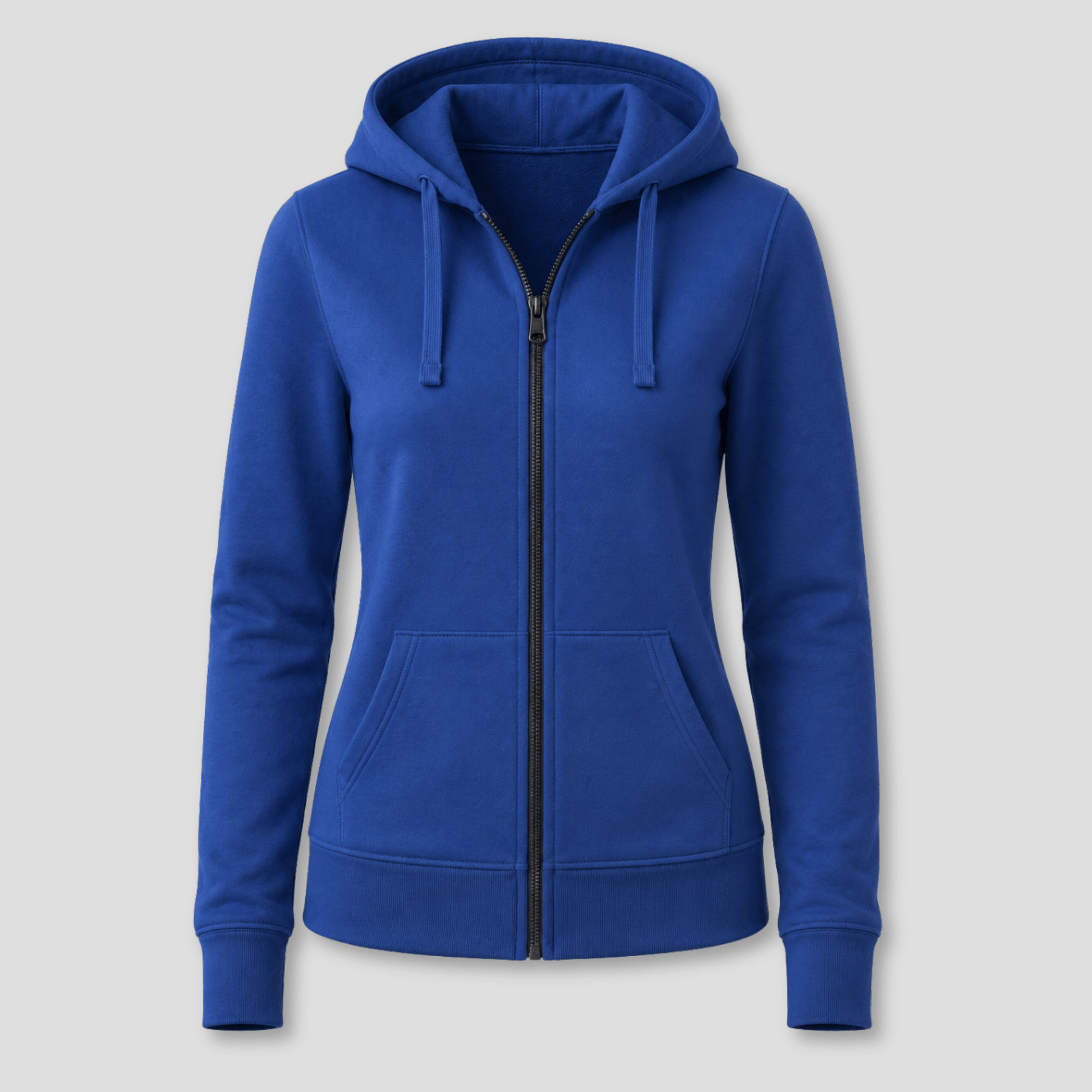 Damen Kapuzen-Sweatjacke mit Reißverschluss KrzR DruckZone
