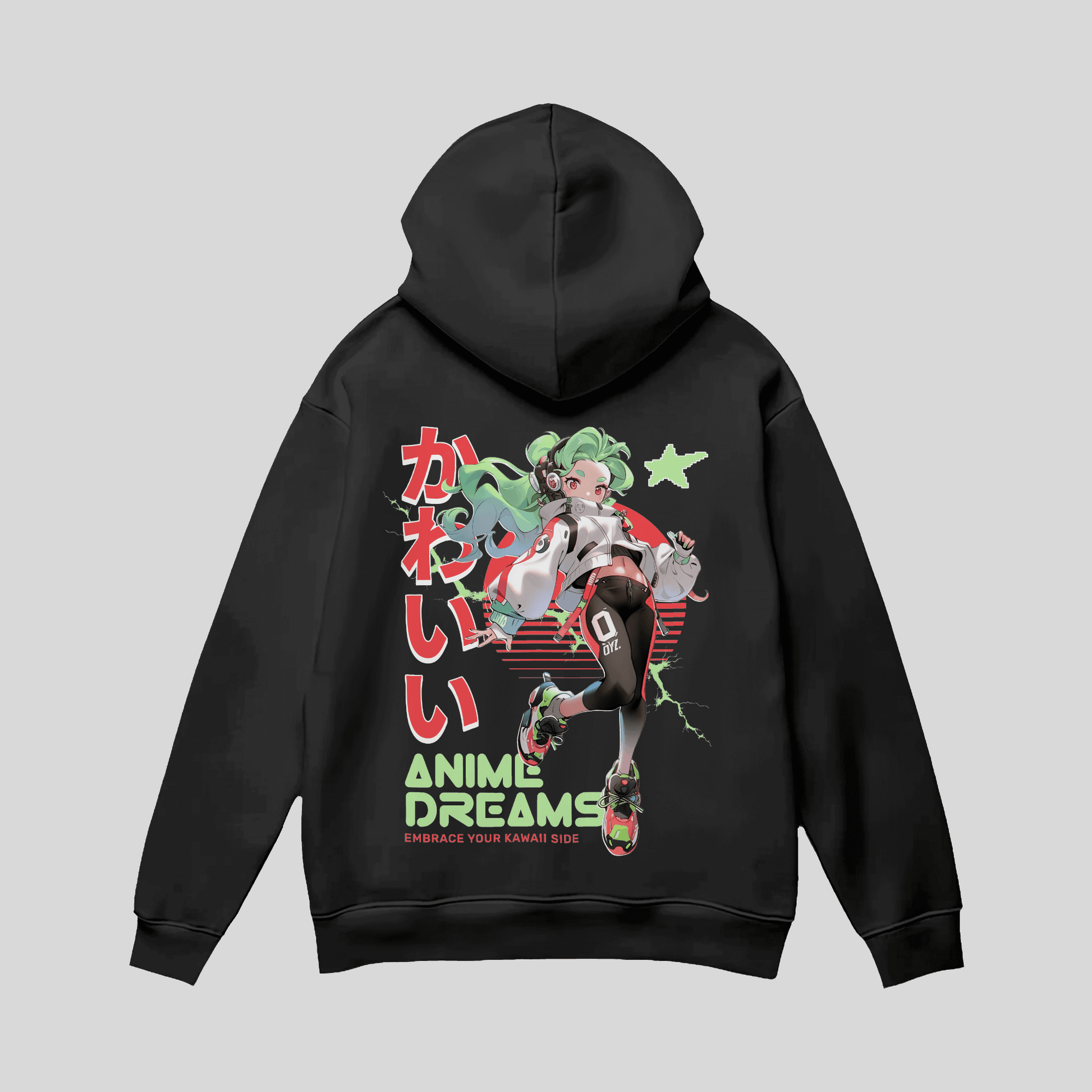 Premium Anime Dreams Hoodie KrzR DruckZone