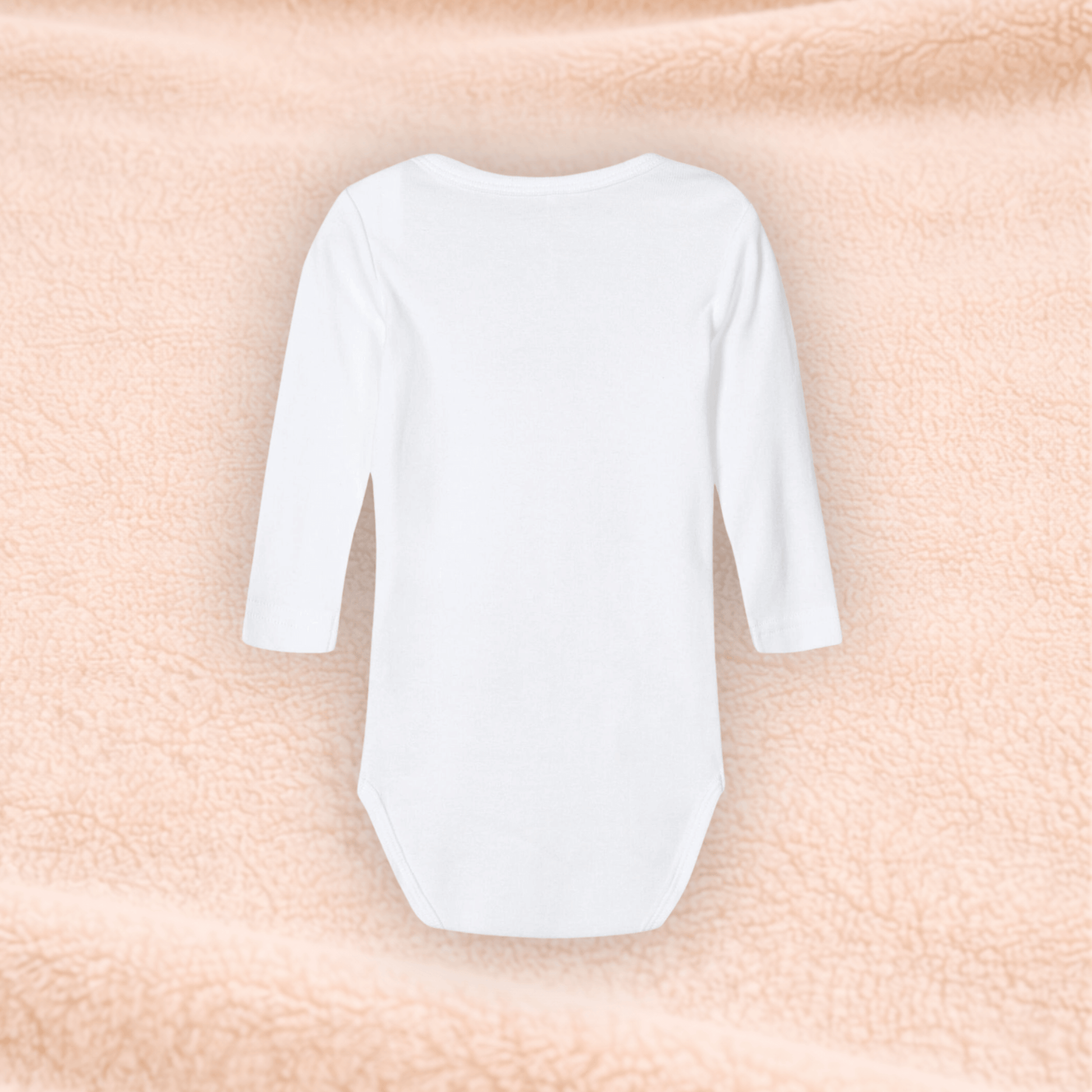 Baby Body Langarm - But First Milk Rosa KrzR DruckZone