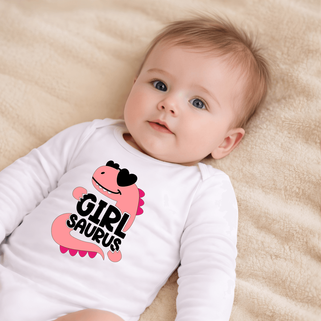 Langarmbody Body - Girl Saurus KrzR DruckZone