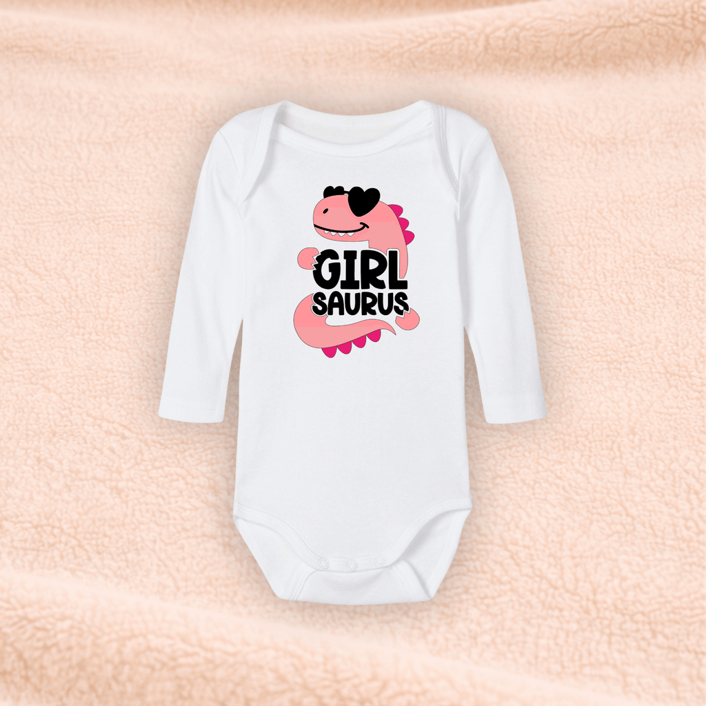 Langarmbody Body - Girl Saurus KrzR DruckZone