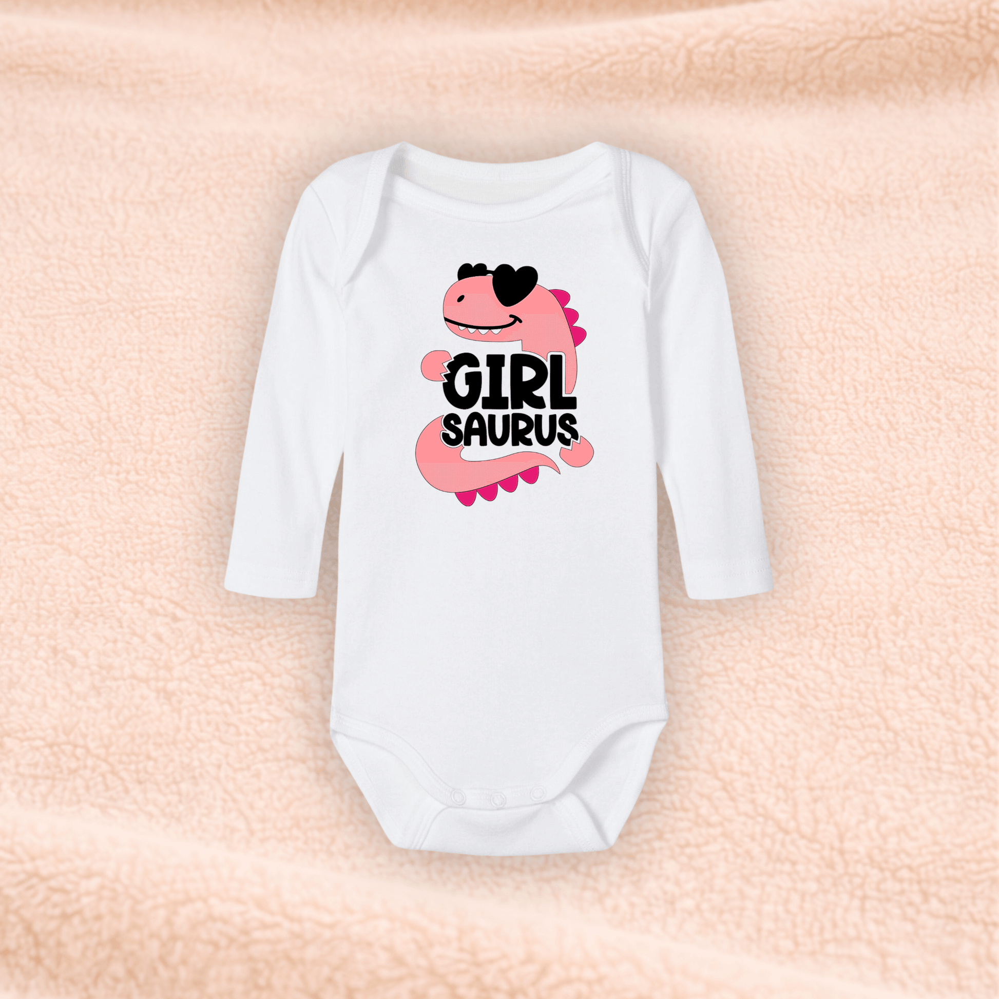 Langarmbody Body - Girl Saurus KrzR DruckZone