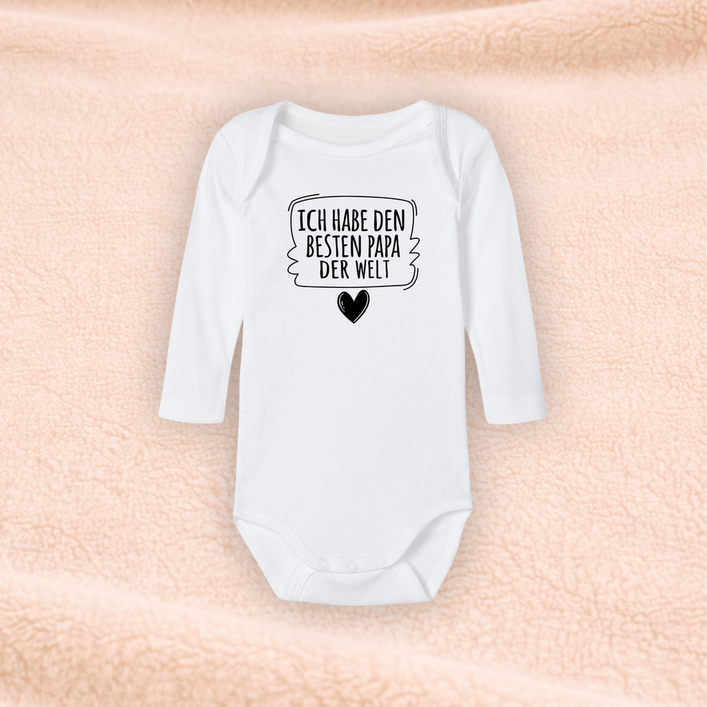 Langarmbody - Ich habe den besten Papa der Welt KrzR DruckZone