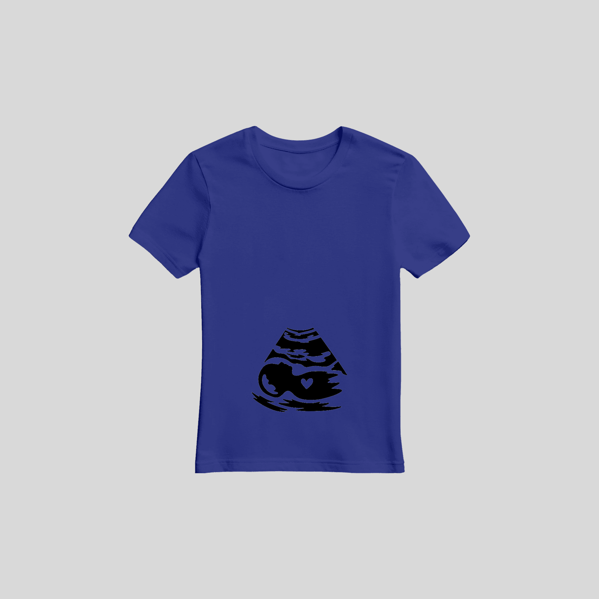 Schwangerschafts T-Shirt „Baby Ultraschall“ – Premiumdruck KrzR DruckZone