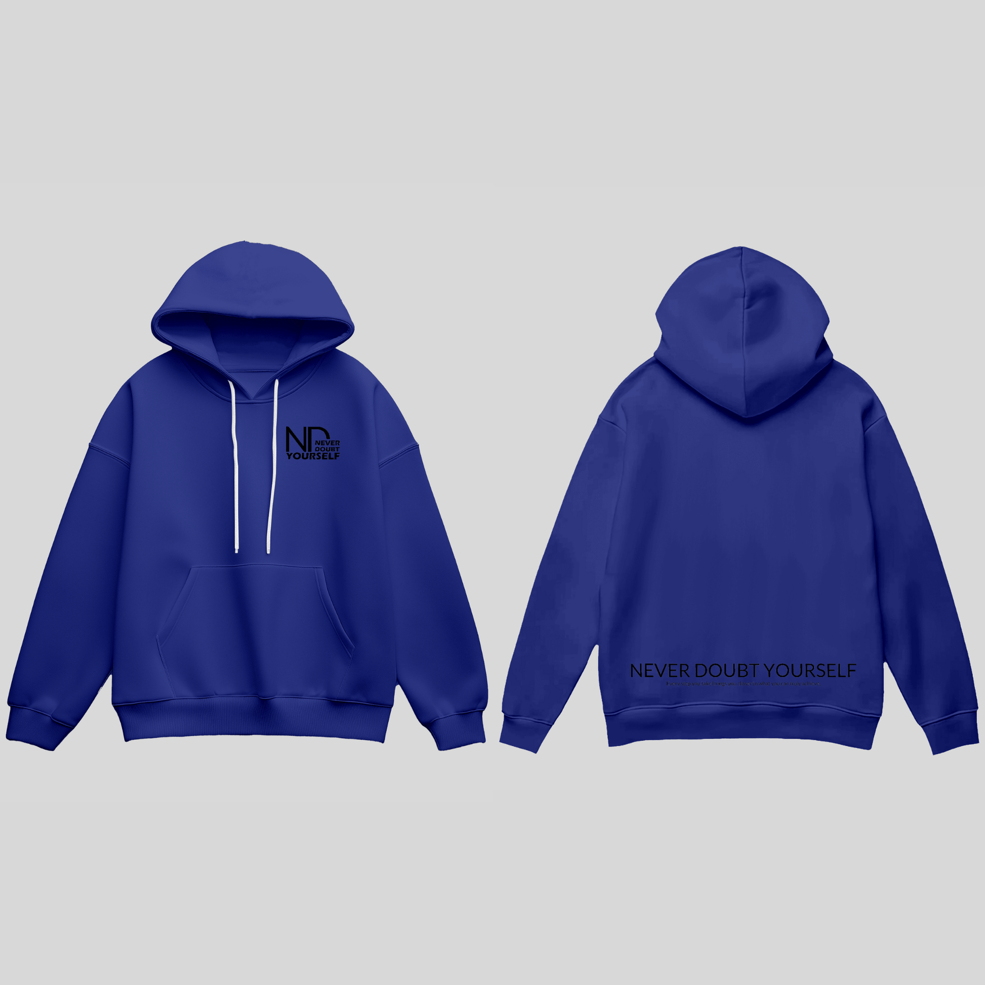 Premium Hoodie ‚Never Doubt Yourself‘ KrzR DruckZone