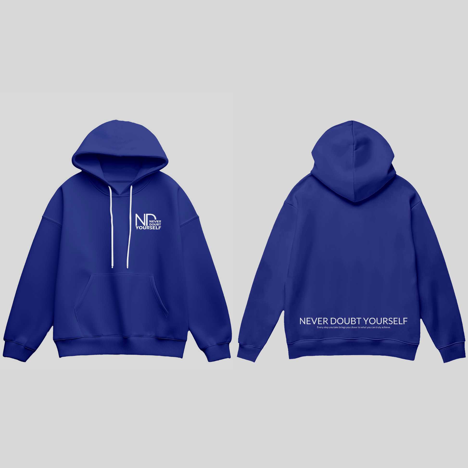 Premium Hoodie ‚Never Doubt Yourself‘ KrzR DruckZone