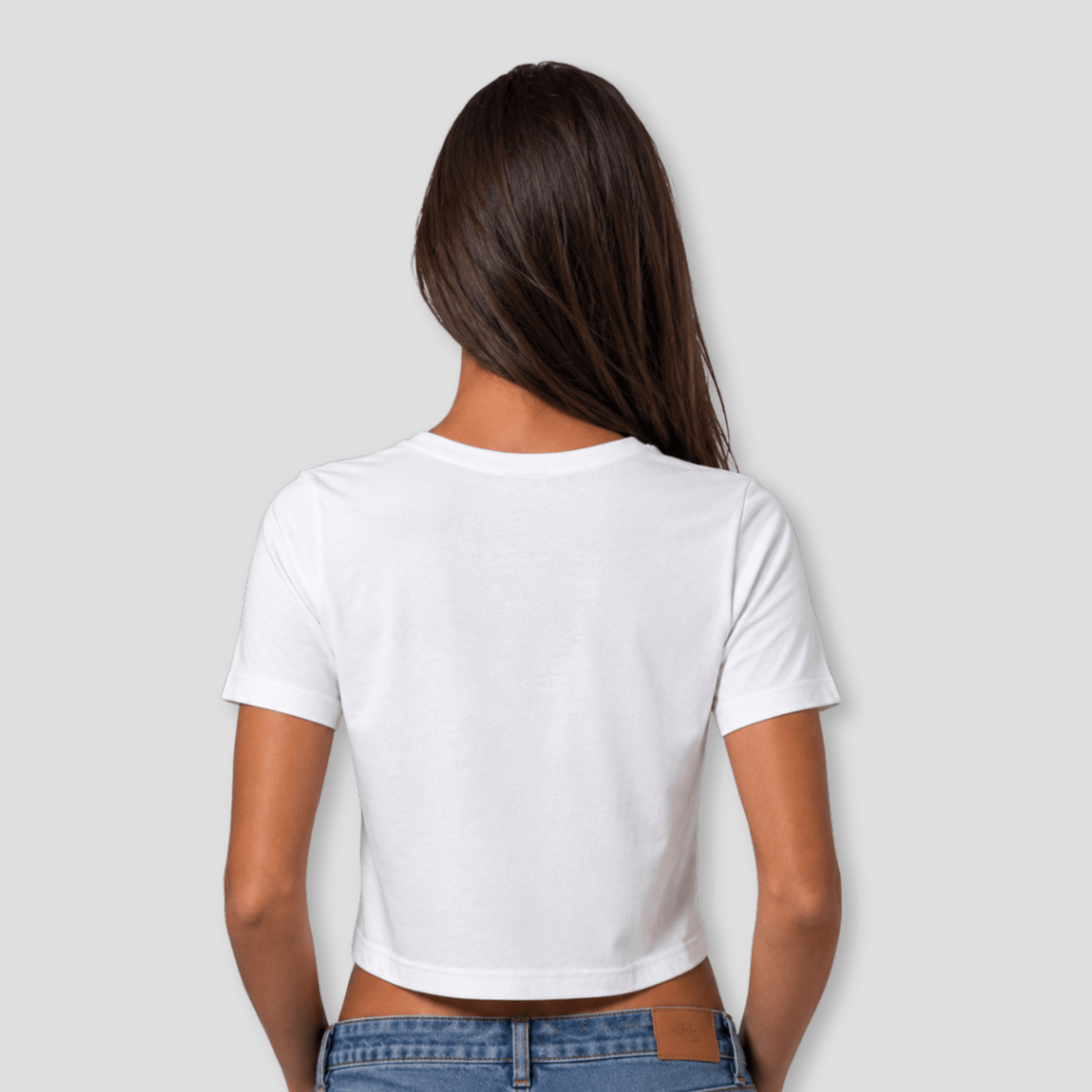 Damen Crop Top kurz geschnitten mit Stretch-Komfort KrzR-DruckZone e.U.