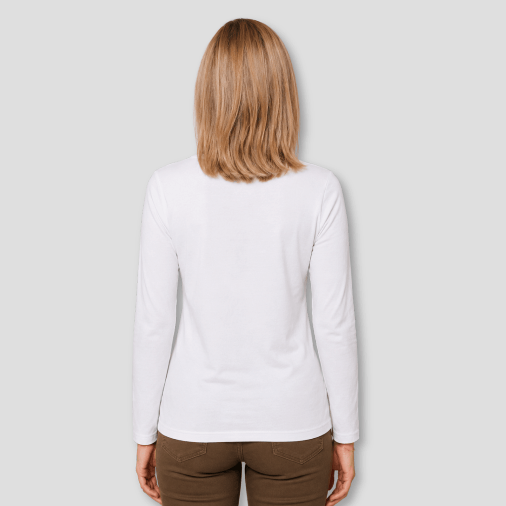 Damen Langarmshirt tailliert KrzR-DruckZone e.U.