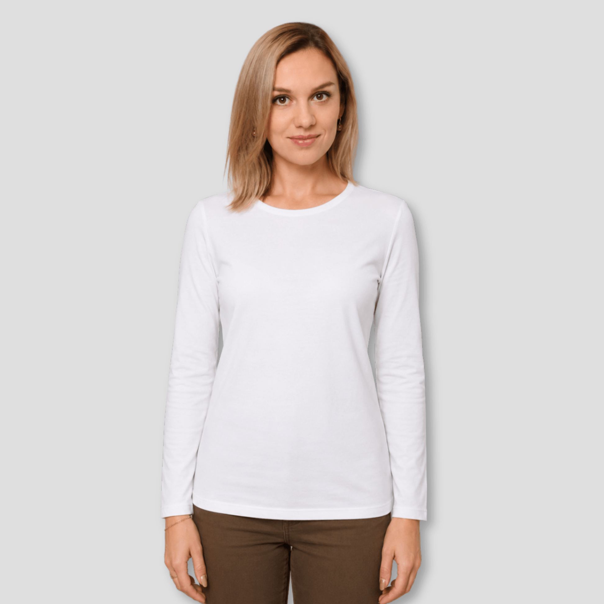Damen Langarmshirt tailliert KrzR-DruckZone e.U.