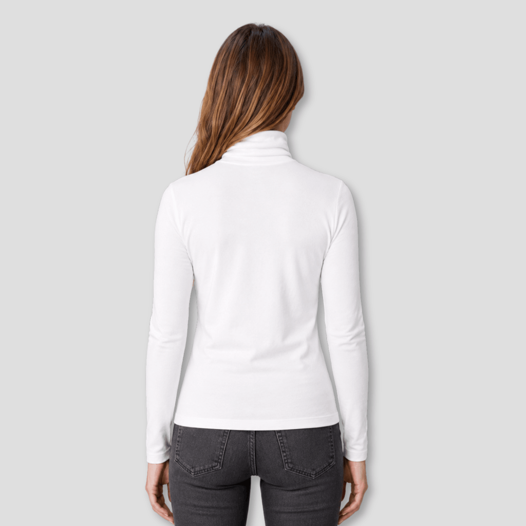 Damen Rollkragenshirt langarm eng anliegend KrzR-DruckZone e.U.