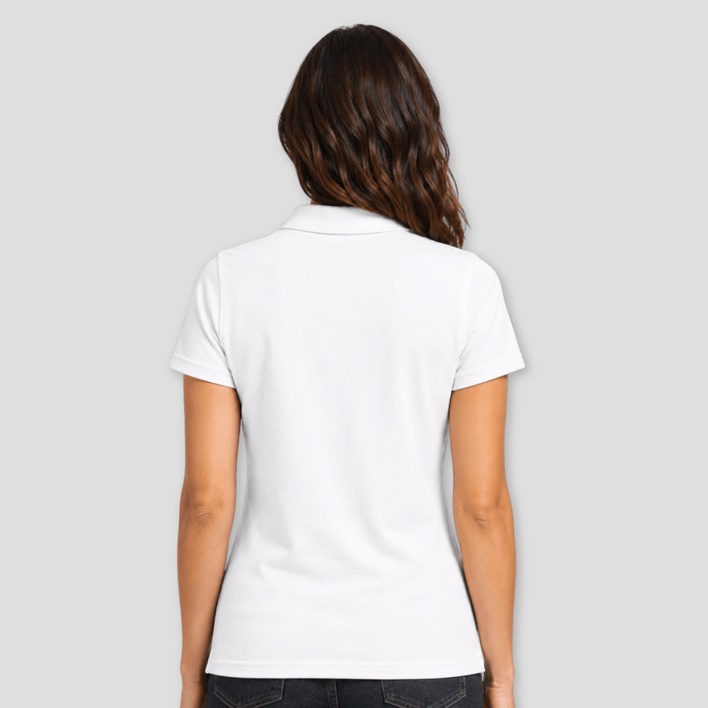 Damen Piqué Polo mit 3-Knopfleiste KrzR-DruckZone e.U.