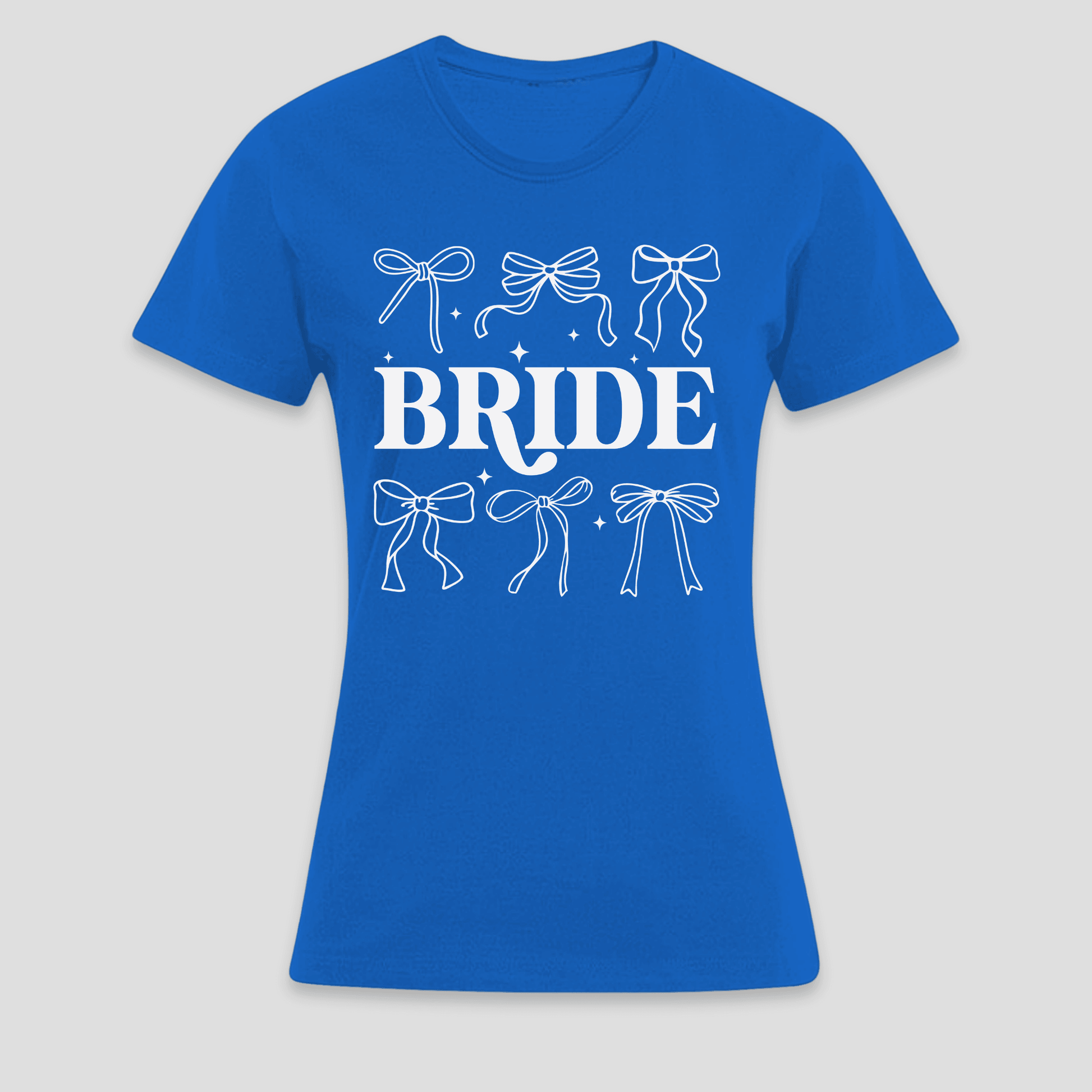 Premium T-Shirt "Bride Floral" | Geschenk für die Braut KrzR DruckZone