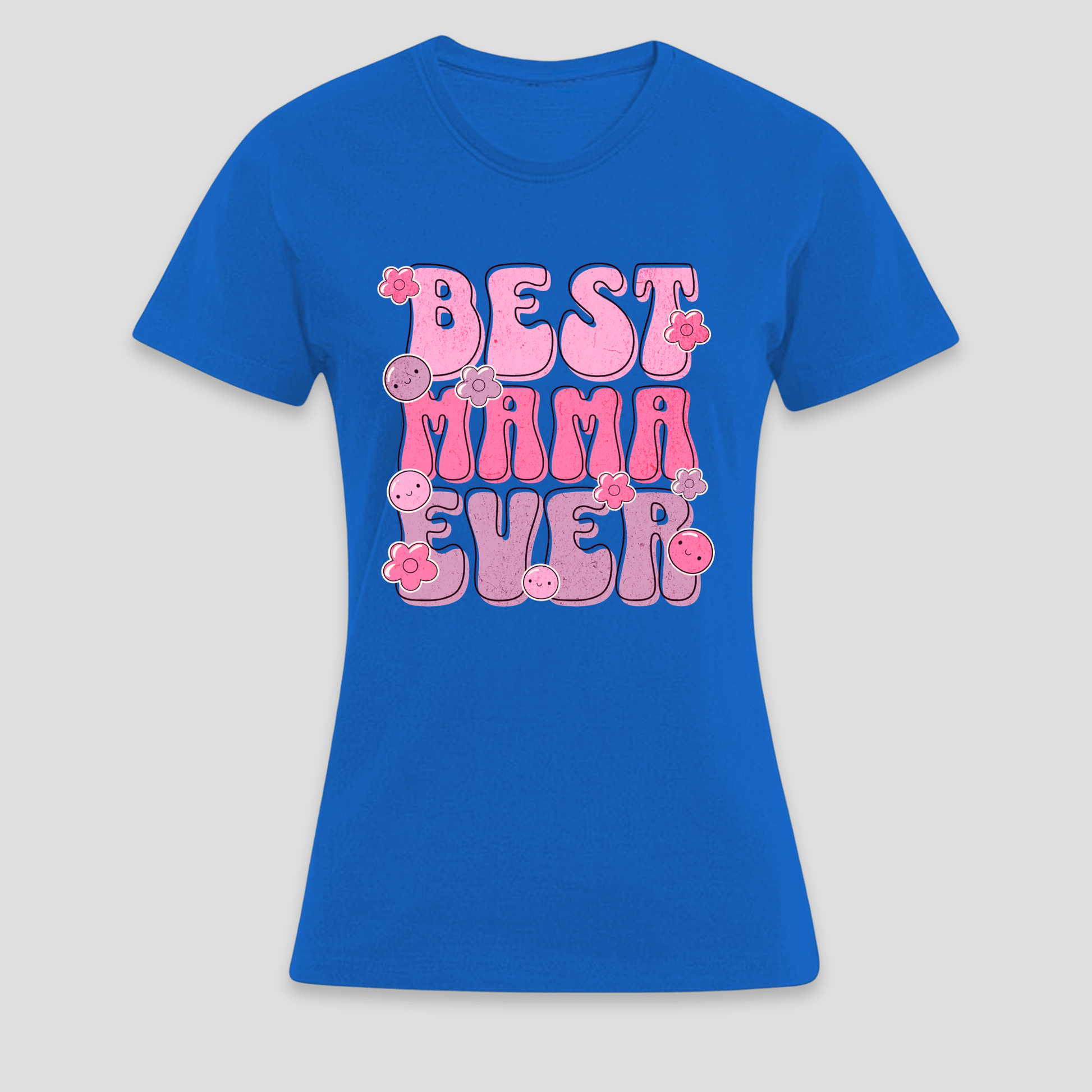 Premium T-Shirt Best Mama Ever | Geschenk für Mama KrzR DruckZone