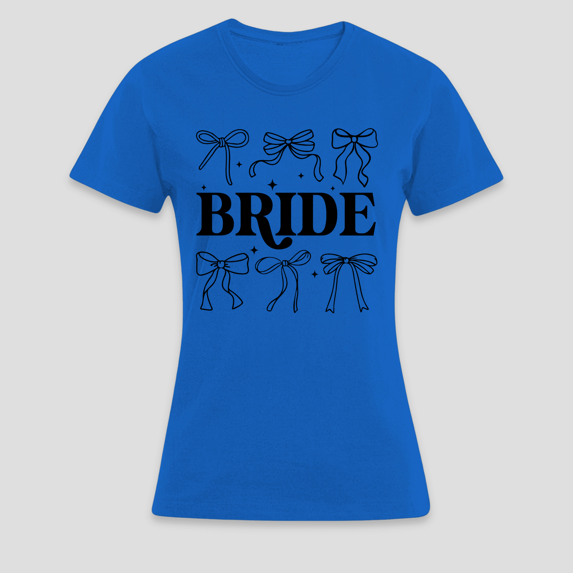 Premium T-Shirt "Bride Floral" | Geschenk für die Braut KrzR DruckZone