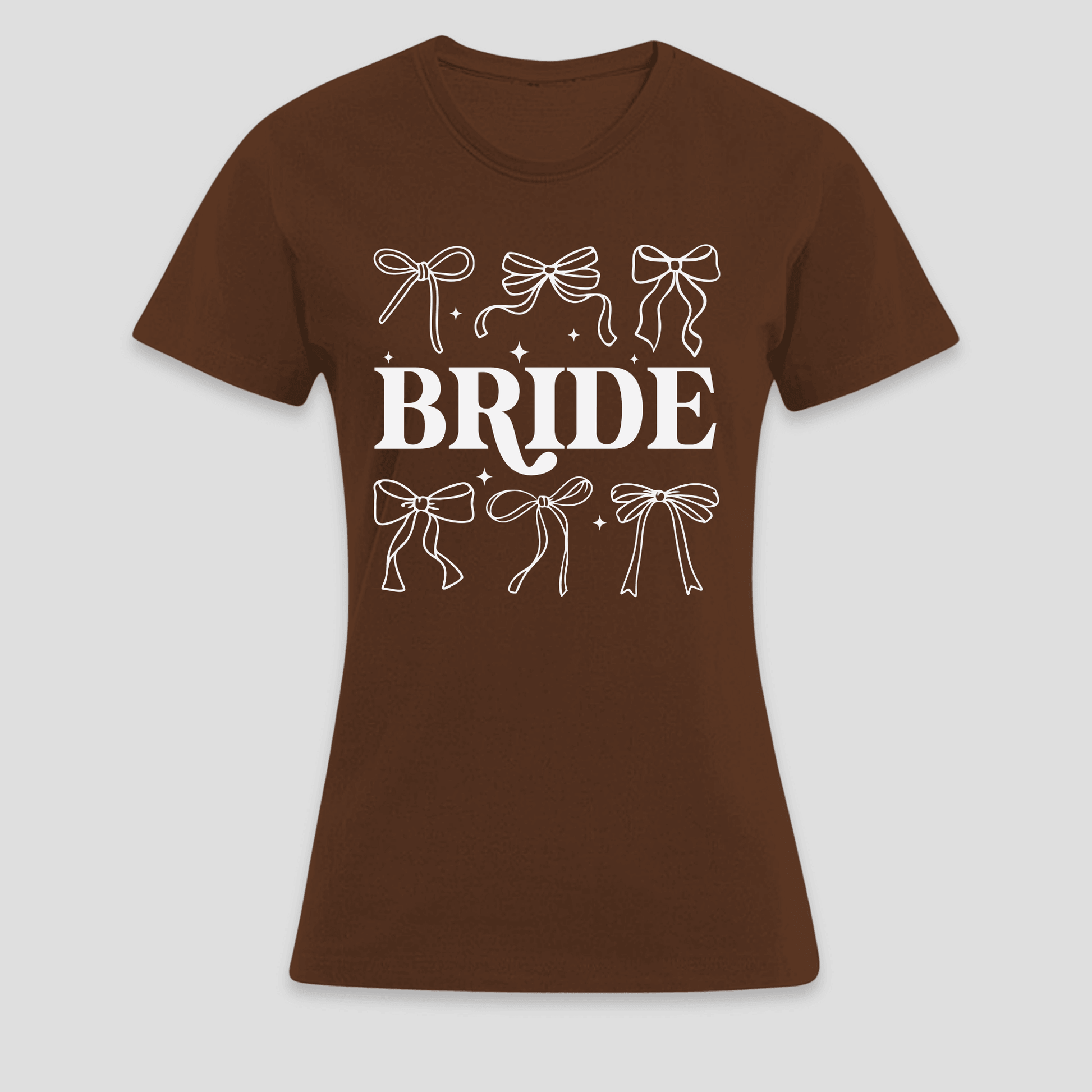 Premium T-Shirt "Bride Floral" | Geschenk für die Braut KrzR DruckZone