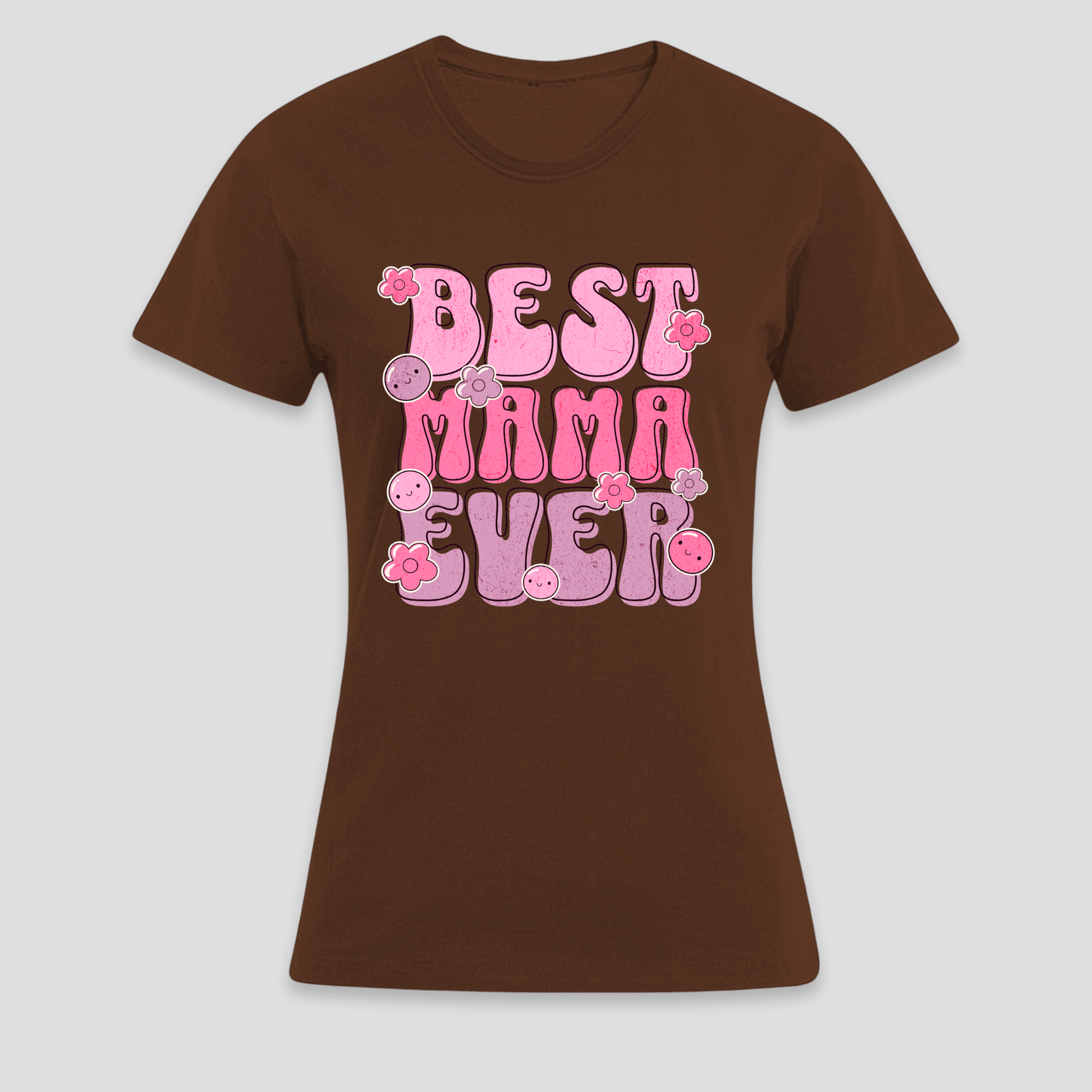 Premium T-Shirt Best Mama Ever | Geschenk für Mama KrzR DruckZone