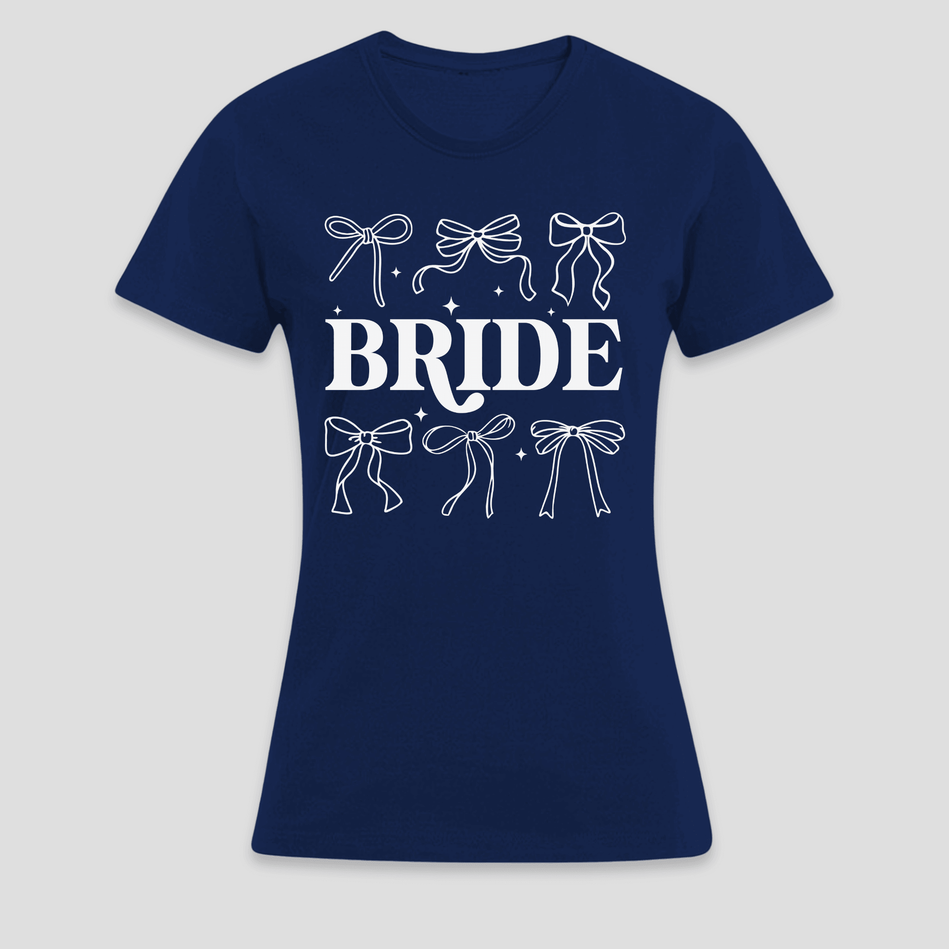 Premium T-Shirt "Bride Floral" | Geschenk für die Braut KrzR DruckZone