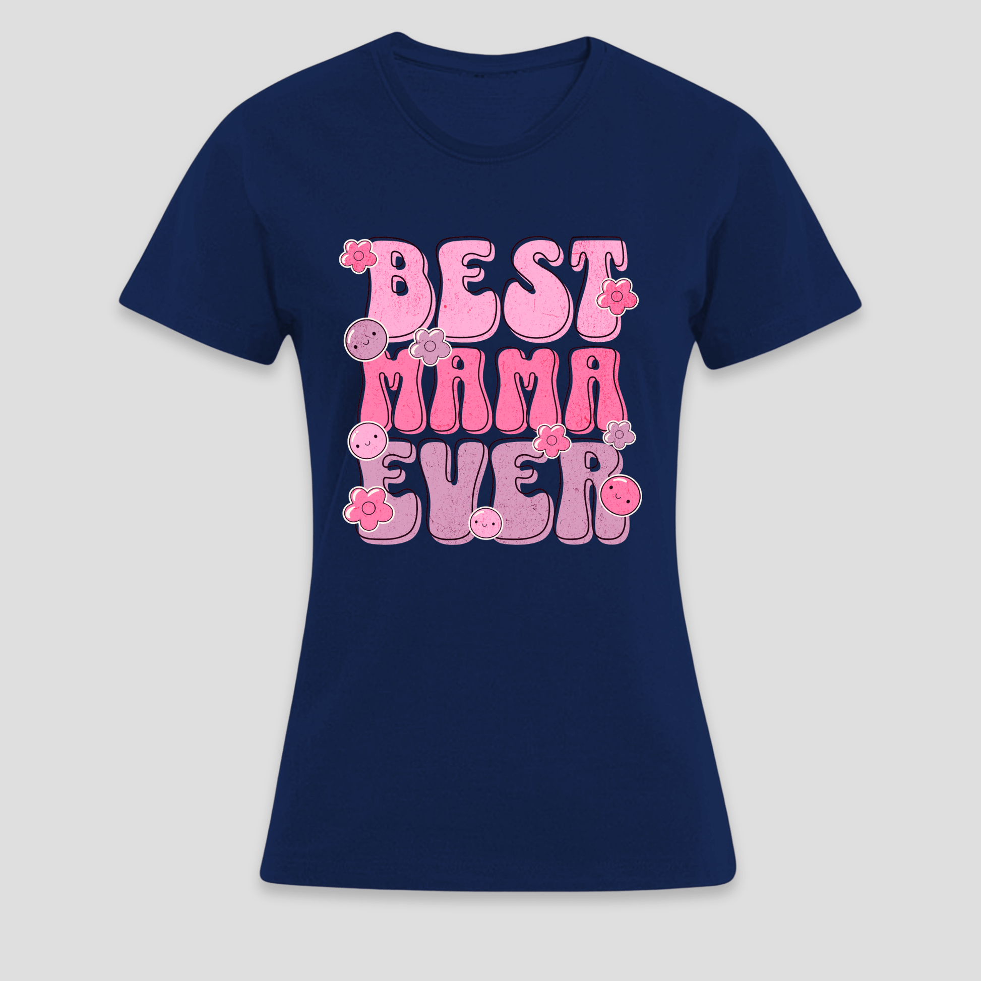 Premium T-Shirt Best Mama Ever | Geschenk für Mama KrzR DruckZone