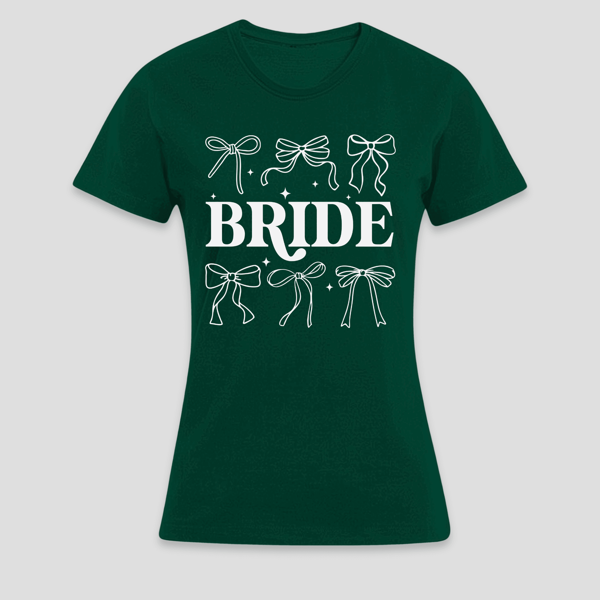 Premium T-Shirt "Bride Floral" | Geschenk für die Braut KrzR DruckZone