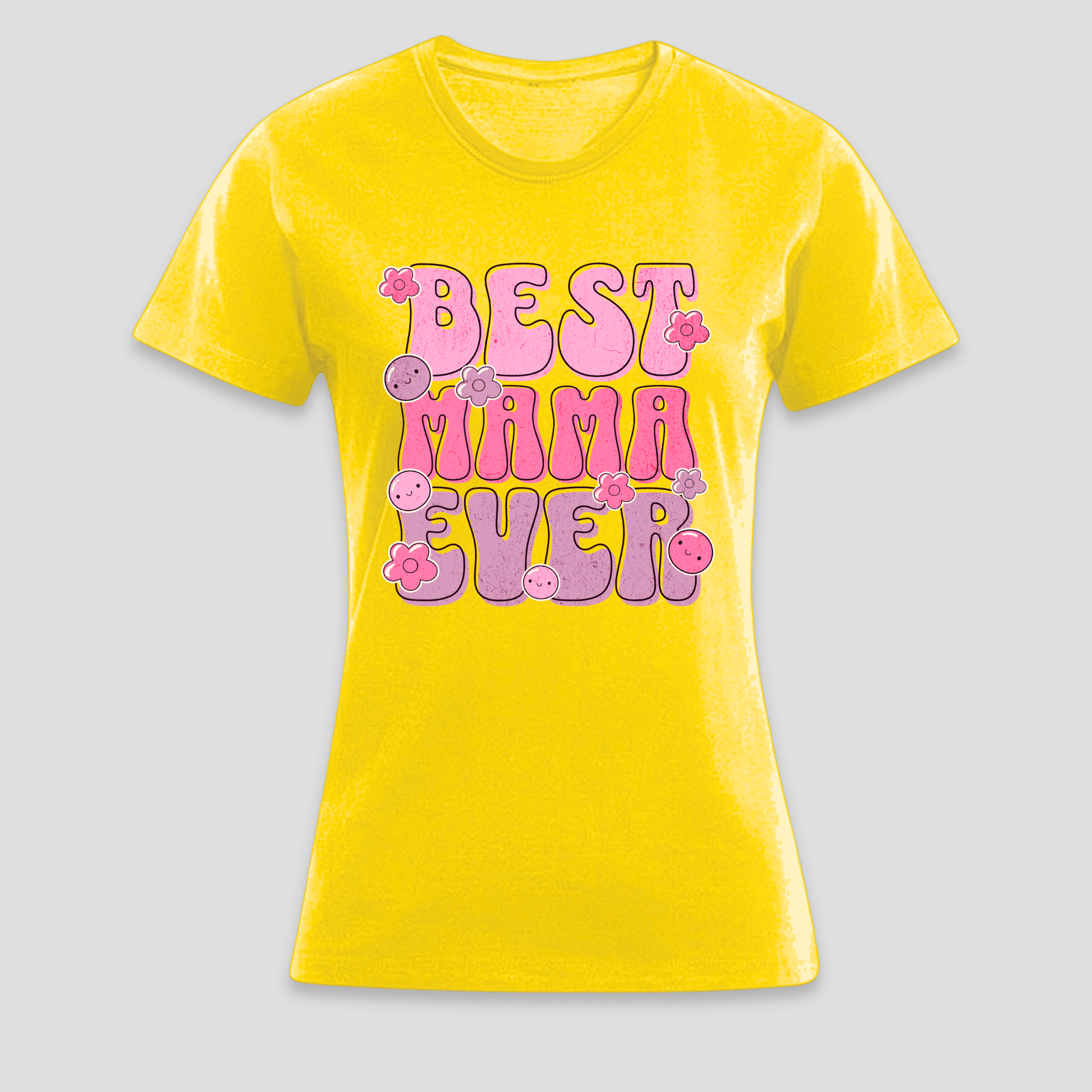 Premium T-Shirt Best Mama Ever | Geschenk für Mama KrzR DruckZone