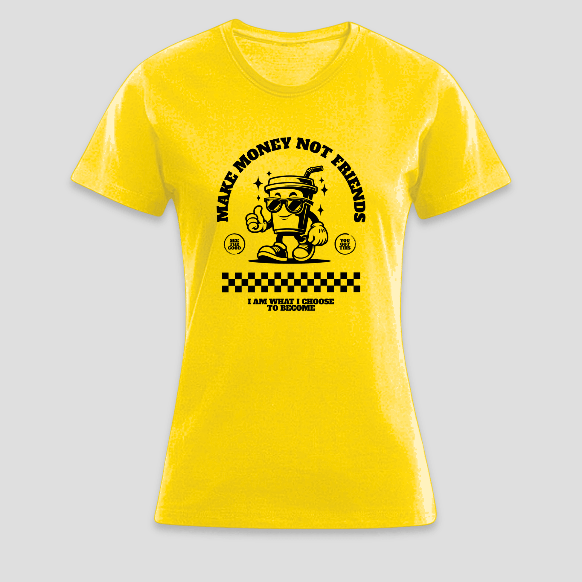 Premium T-Shirt - Make Money Not Friends | Statement Shirt KrzR DruckZone