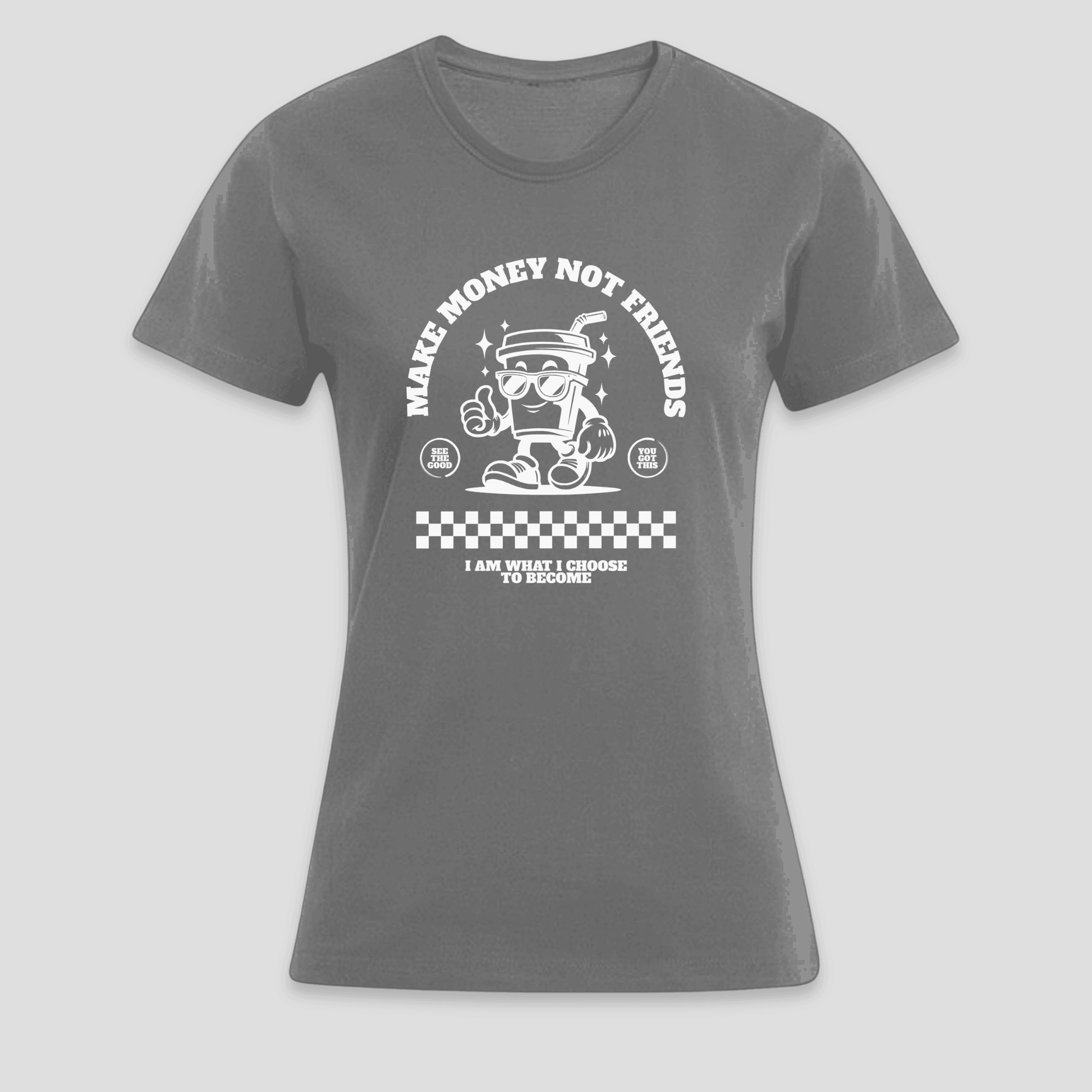 Premium T-Shirt - Make Money Not Friends | Statement Shirt KrzR DruckZone