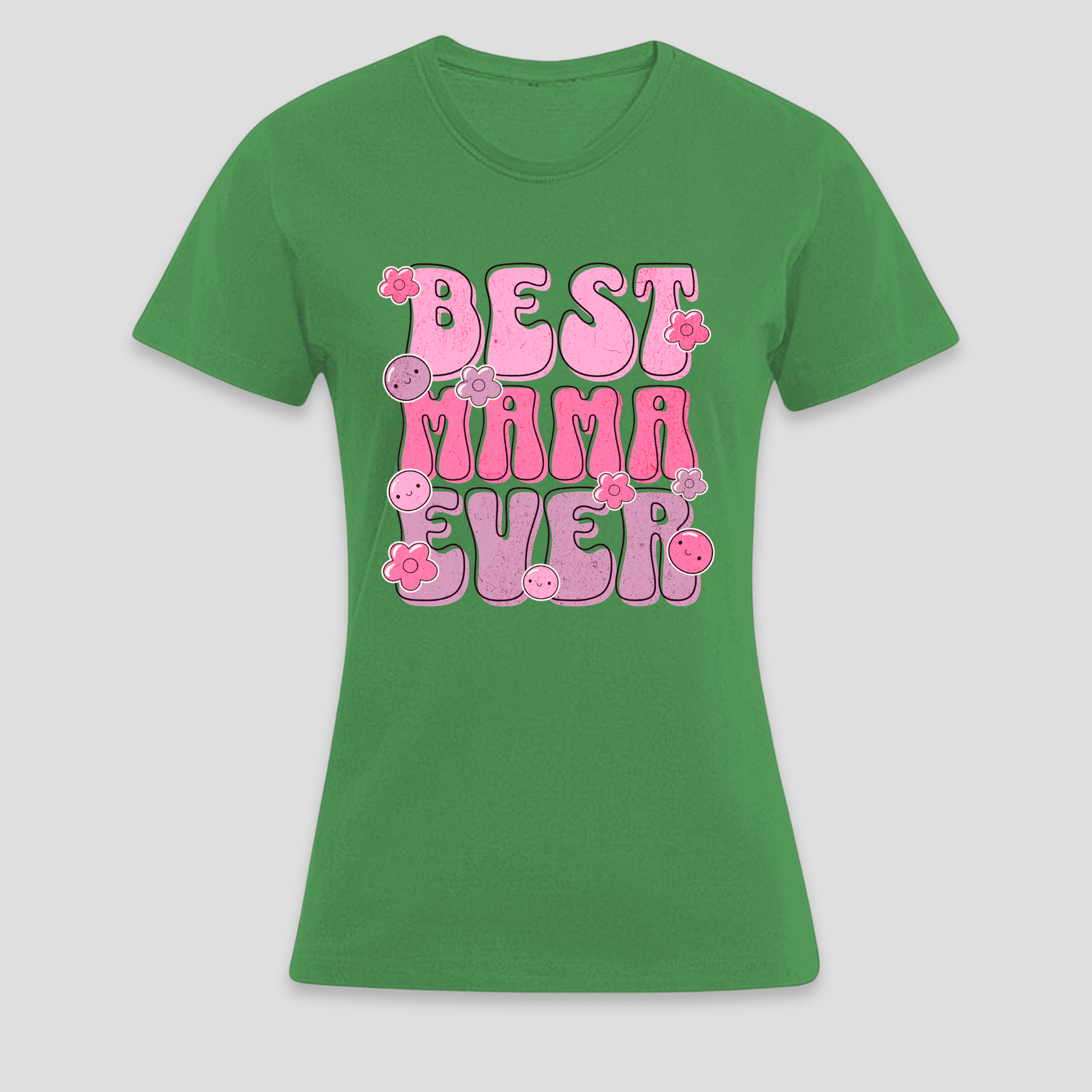 Premium T-Shirt Best Mama Ever | Geschenk für Mama KrzR DruckZone