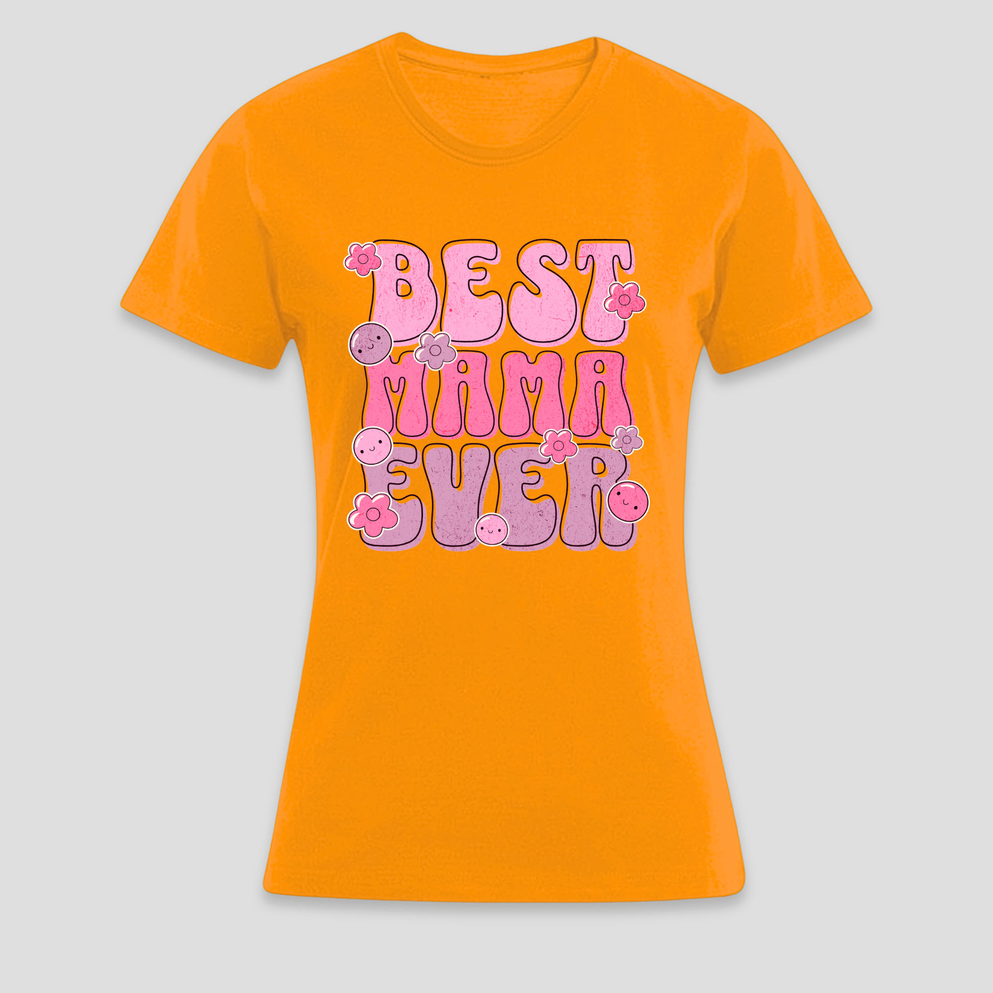 Premium T-Shirt Best Mama Ever | Geschenk für Mama KrzR DruckZone