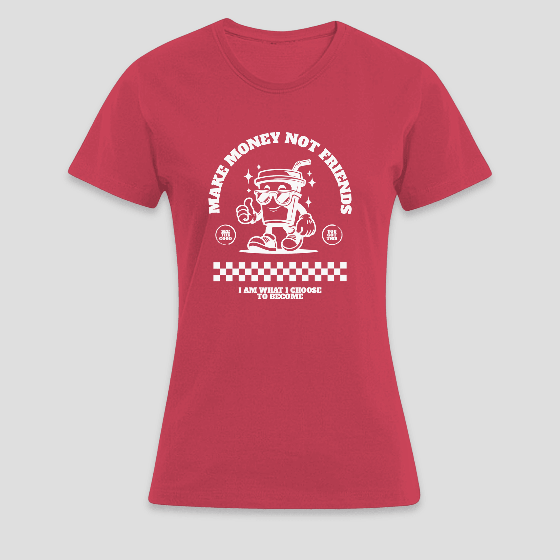 Premium T-Shirt - Make Money Not Friends | Statement Shirt KrzR DruckZone