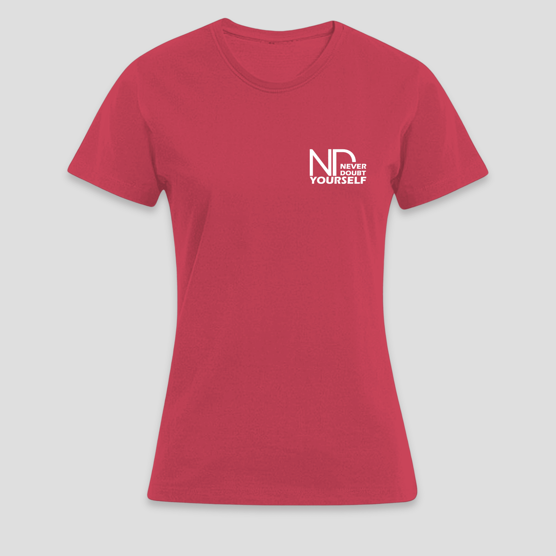 Premium T-Shirt „Never Doubt Yourself" KrzR DruckZone