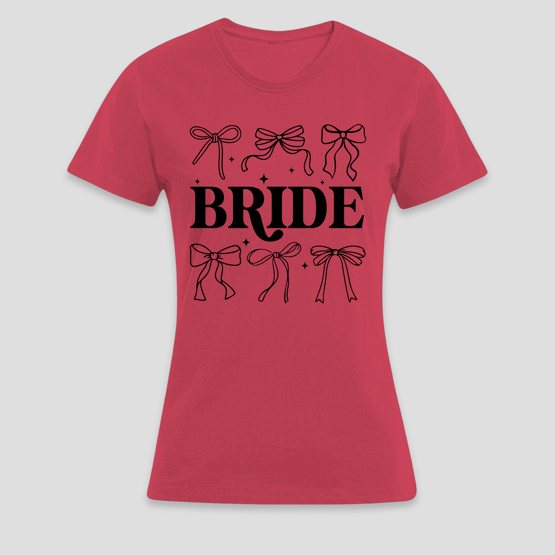 Premium T-Shirt "Bride Floral" | Geschenk für die Braut KrzR DruckZone