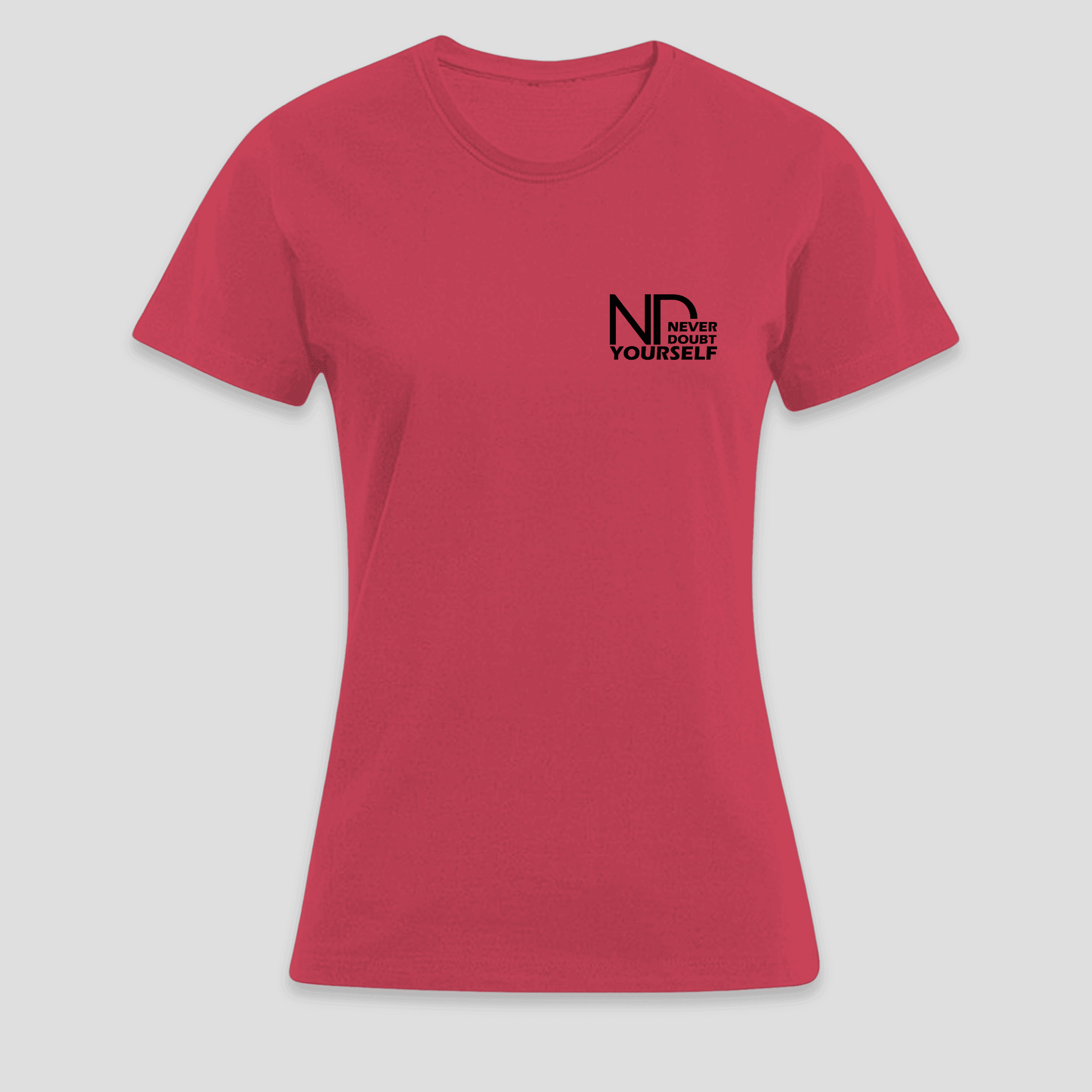 Premium T-Shirt „Never Doubt Yourself" KrzR DruckZone