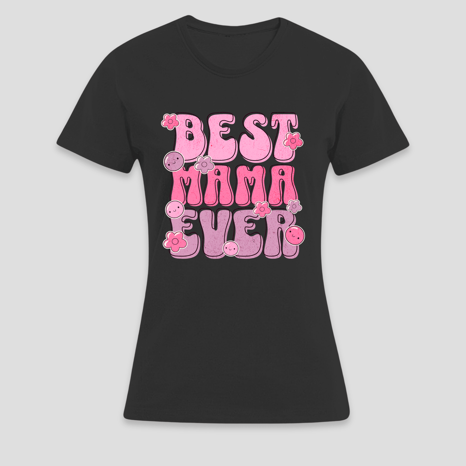 Premium T-Shirt Best Mama Ever | Geschenk für Mama KrzR DruckZone