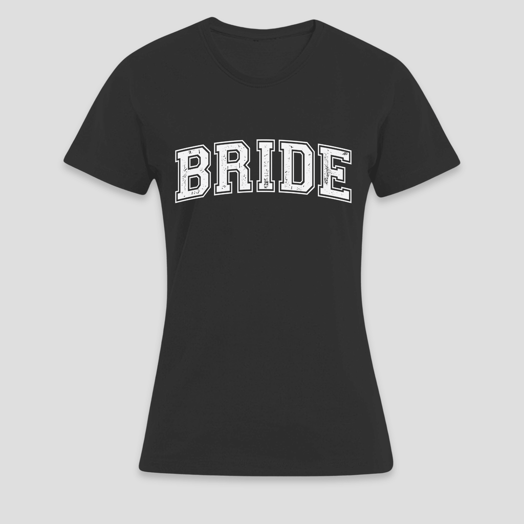 Premium T-Shirt "Bride" | Geschenk für die Braut KrzR DruckZone