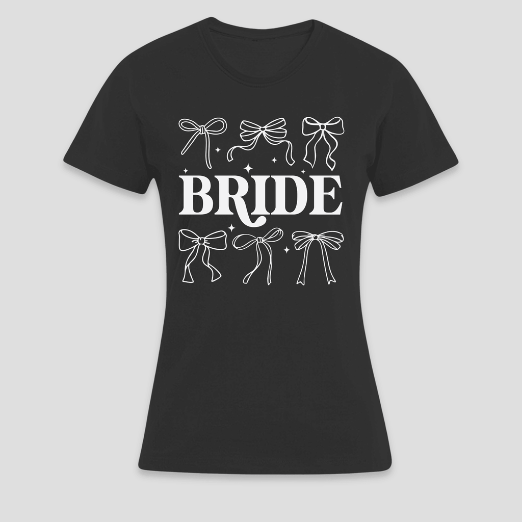 Premium T-Shirt "Bride Floral" | Geschenk für die Braut KrzR DruckZone