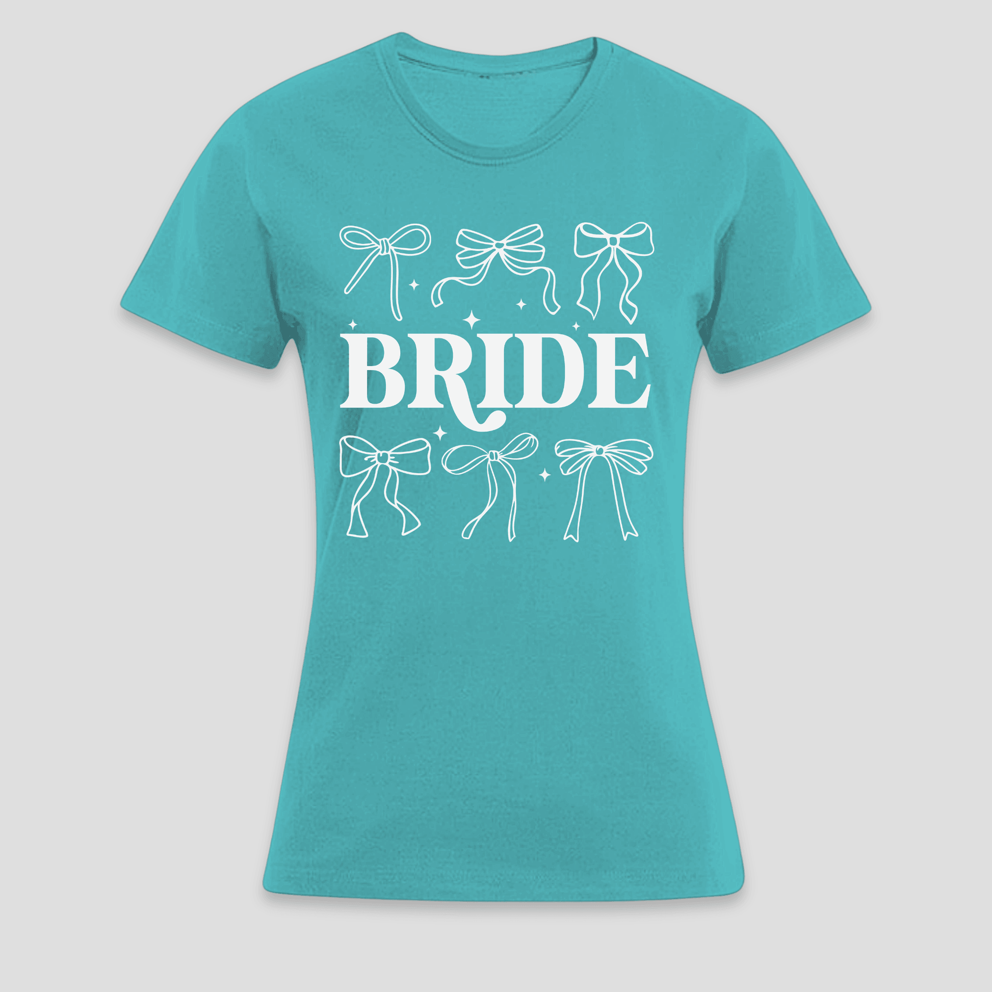 Premium T-Shirt "Bride Floral" | Geschenk für die Braut KrzR DruckZone