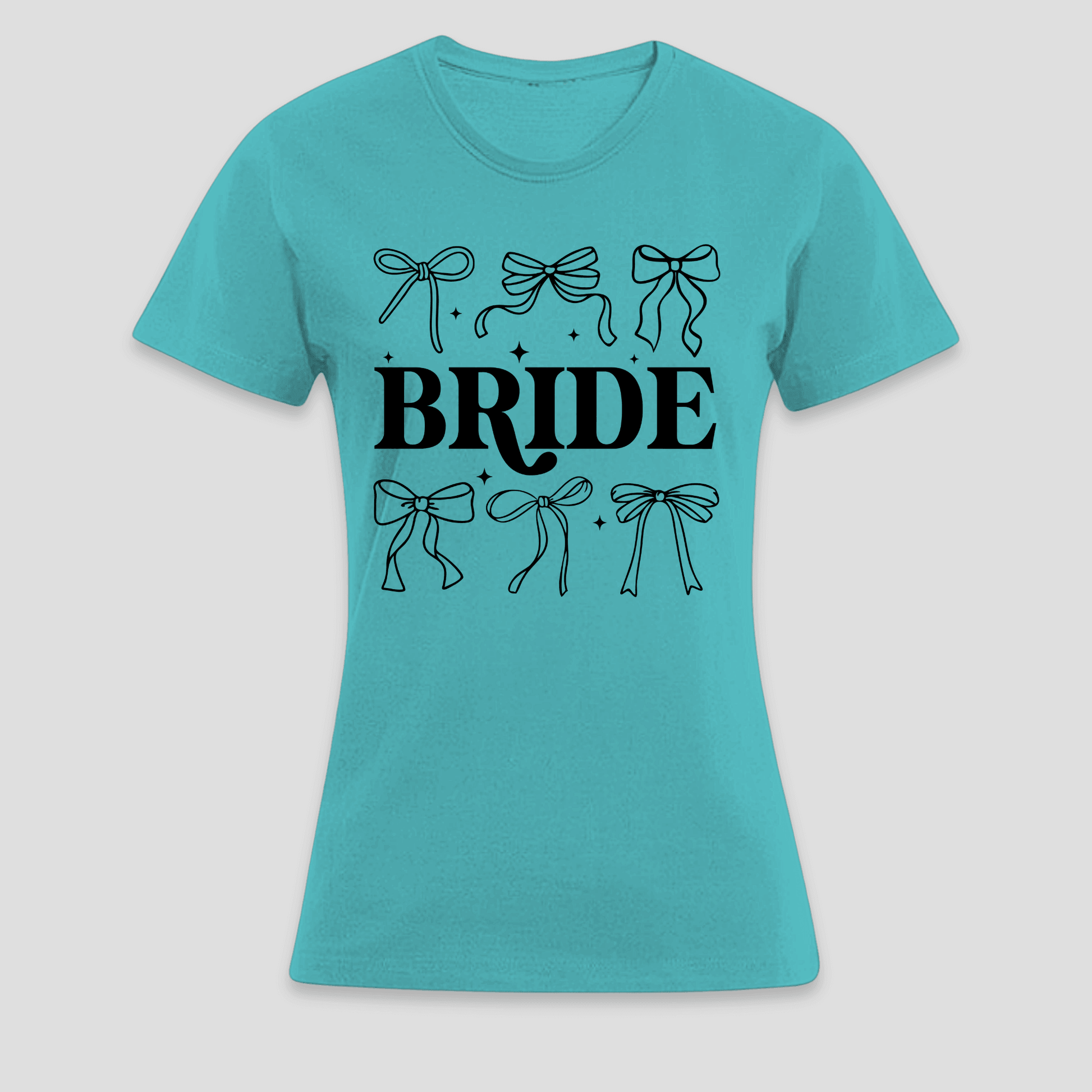 Premium T-Shirt "Bride Floral" | Geschenk für die Braut KrzR DruckZone