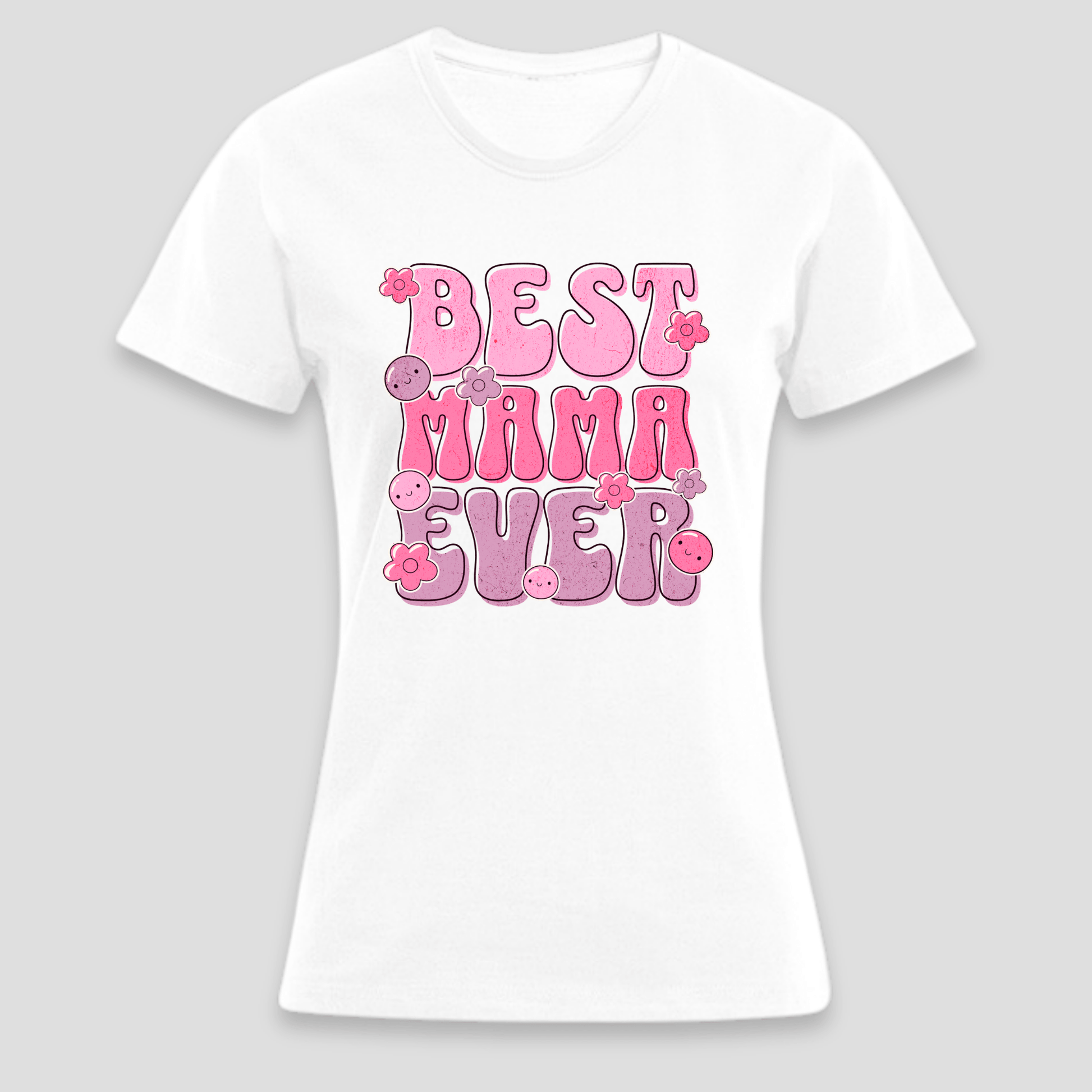 Premium T-Shirt Best Mama Ever | Geschenk für Mama KrzR DruckZone
