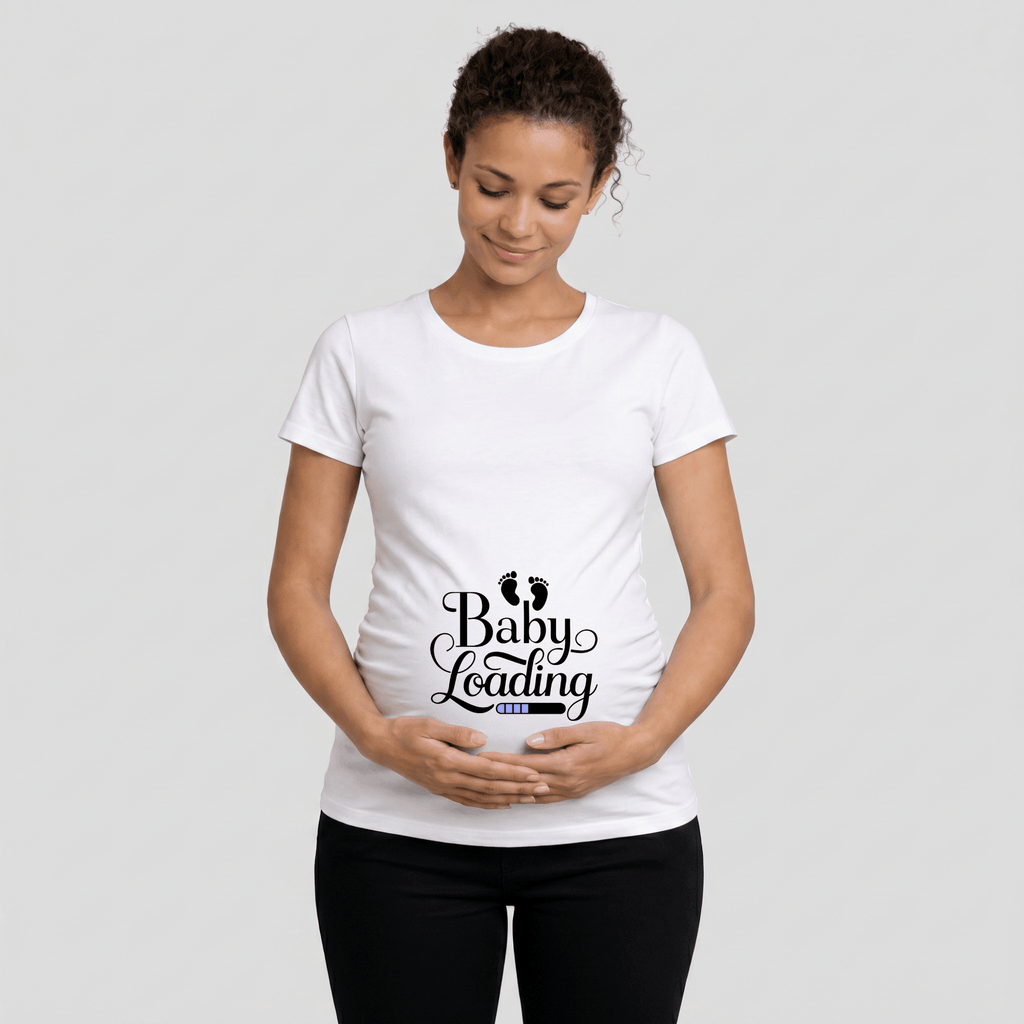 Baby Loading T-Shirt – Schwangerschafts-Shirt | Geschenk werdende Mutter KrzR DruckZone