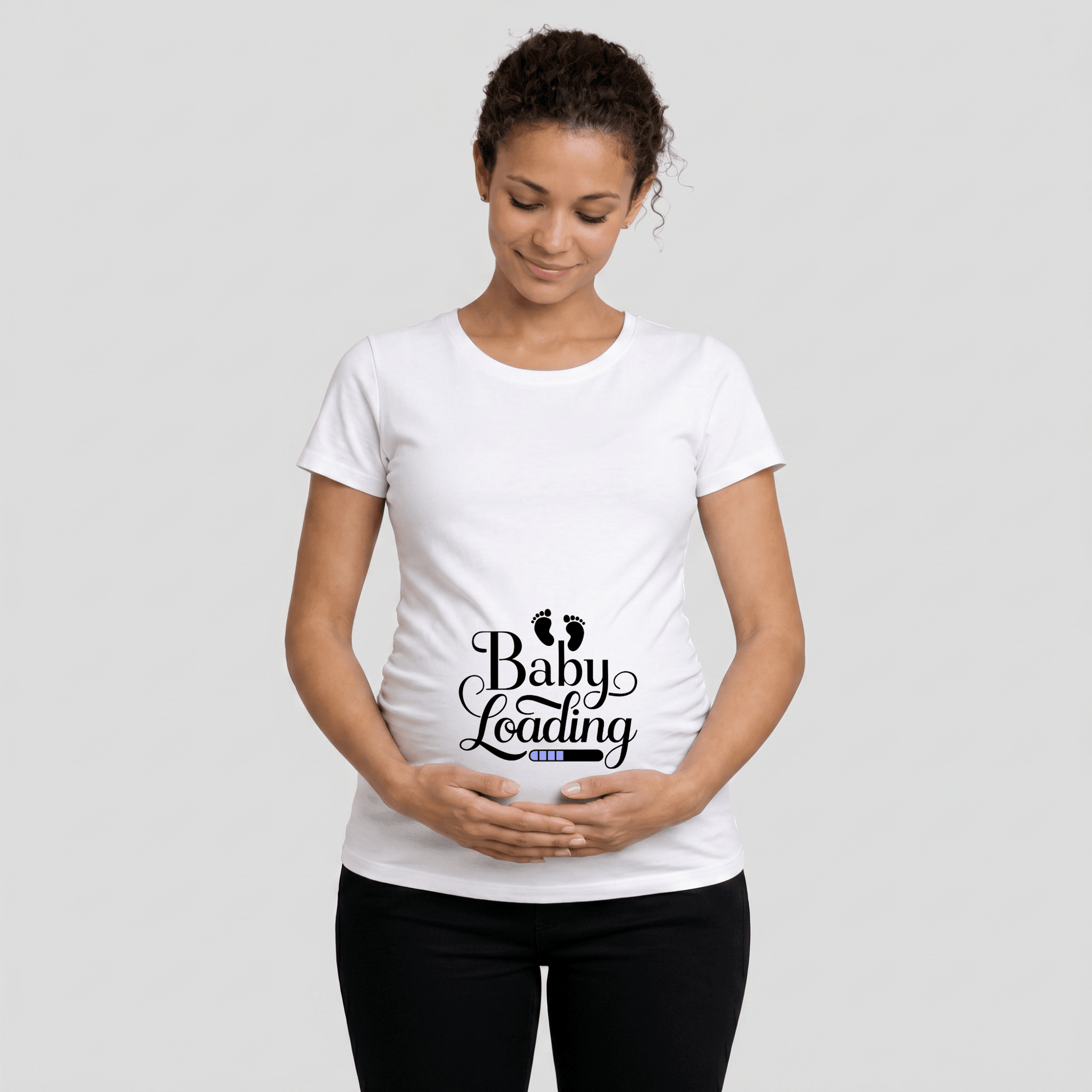 Baby Loading T-Shirt – Schwangerschafts-Shirt | Geschenk werdende Mutter KrzR DruckZone