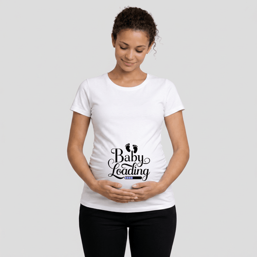 Baby Loading T-Shirt – Schwangerschafts-Shirt | Geschenk werdende Mutter KrzR DruckZone