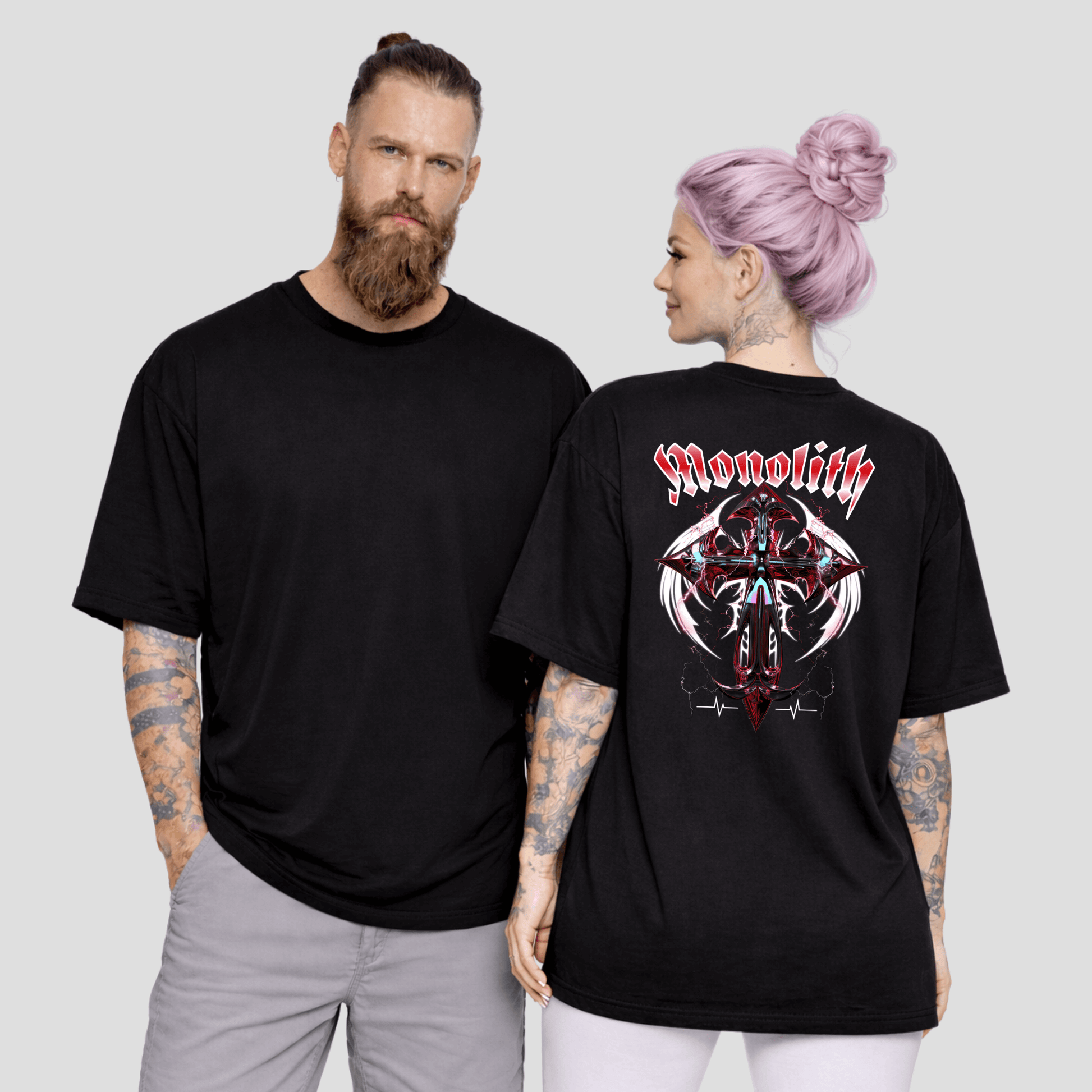 Oversize Premium T-Shirt - Monolith KrzR DruckZone