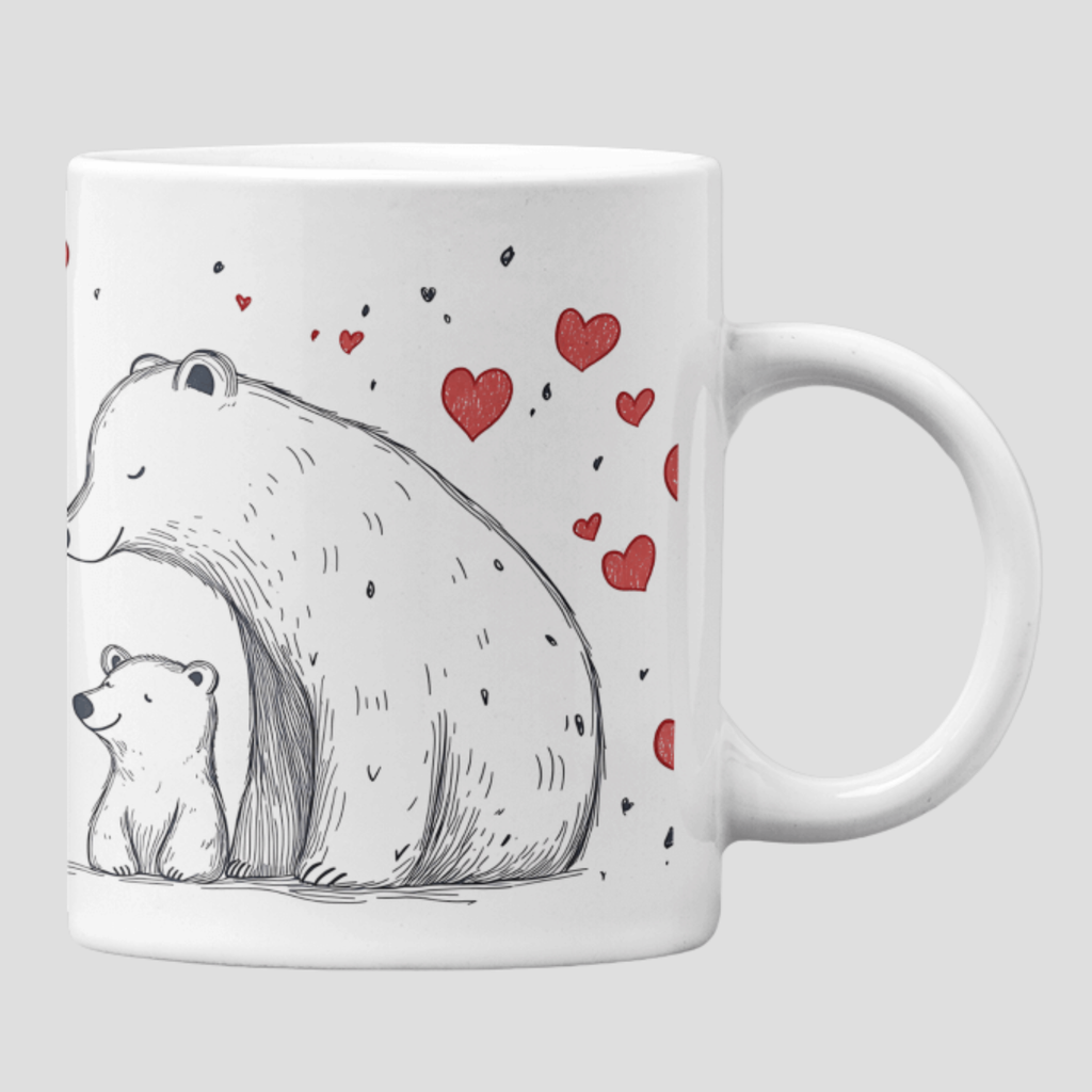 Tasse Bären Familie KrzR DruckZone