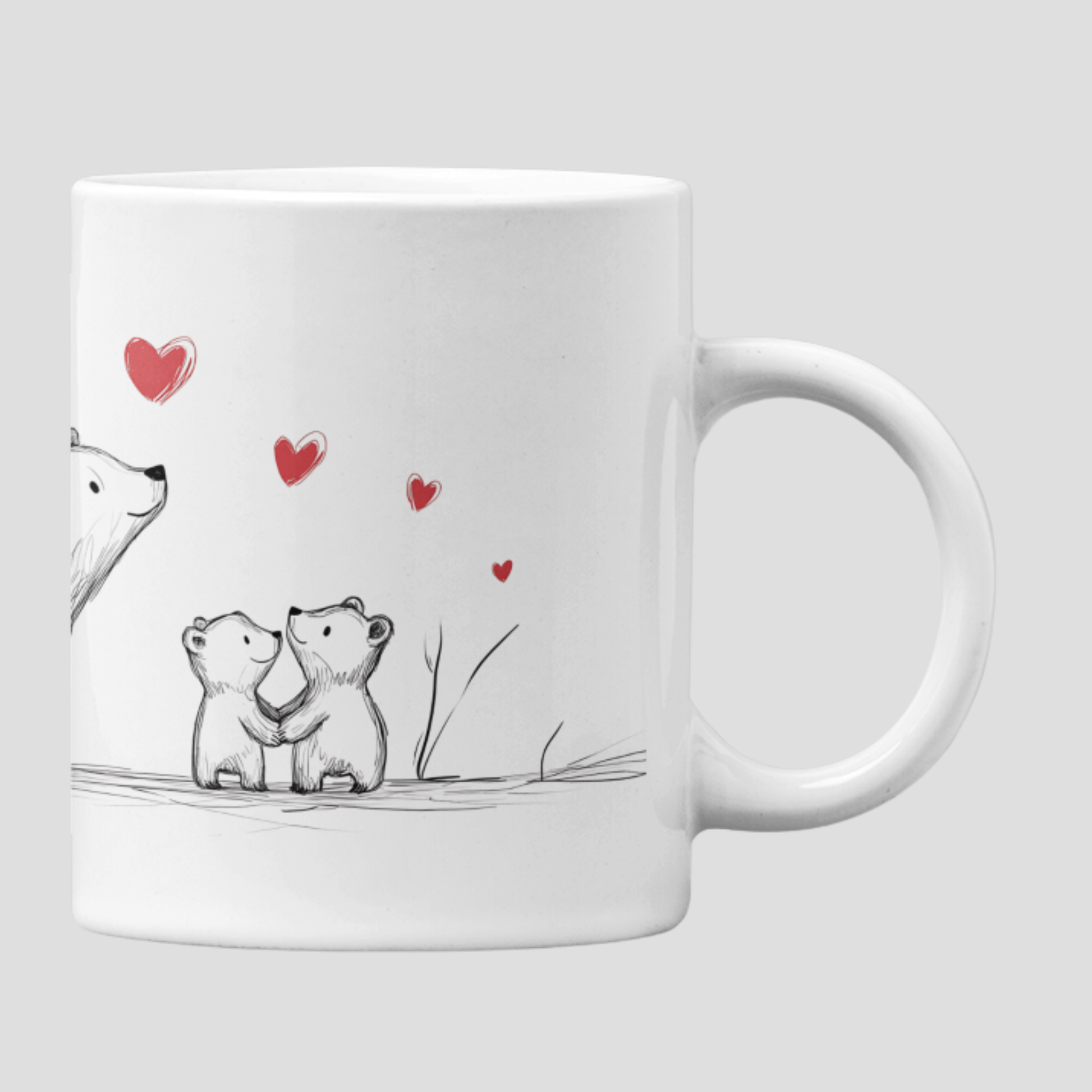 Tasse Bären Familie KrzR DruckZone